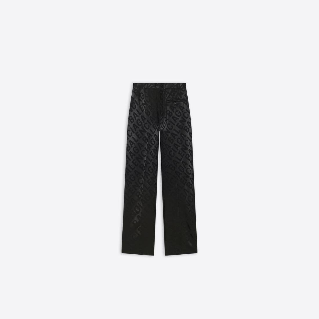 Women's Large Logo Baggy Pants in Black - 2