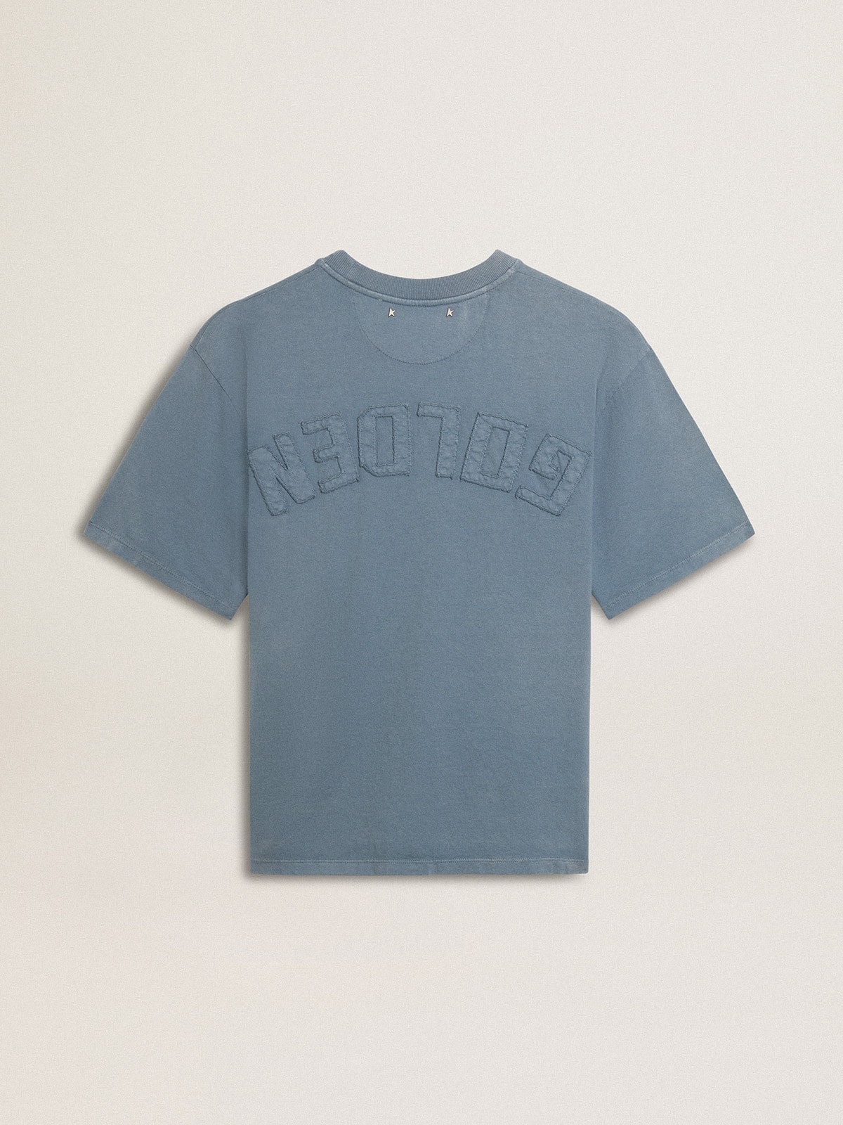 Baby blue T-shirt with reverse logo on the back - Jersey Capsule - 2