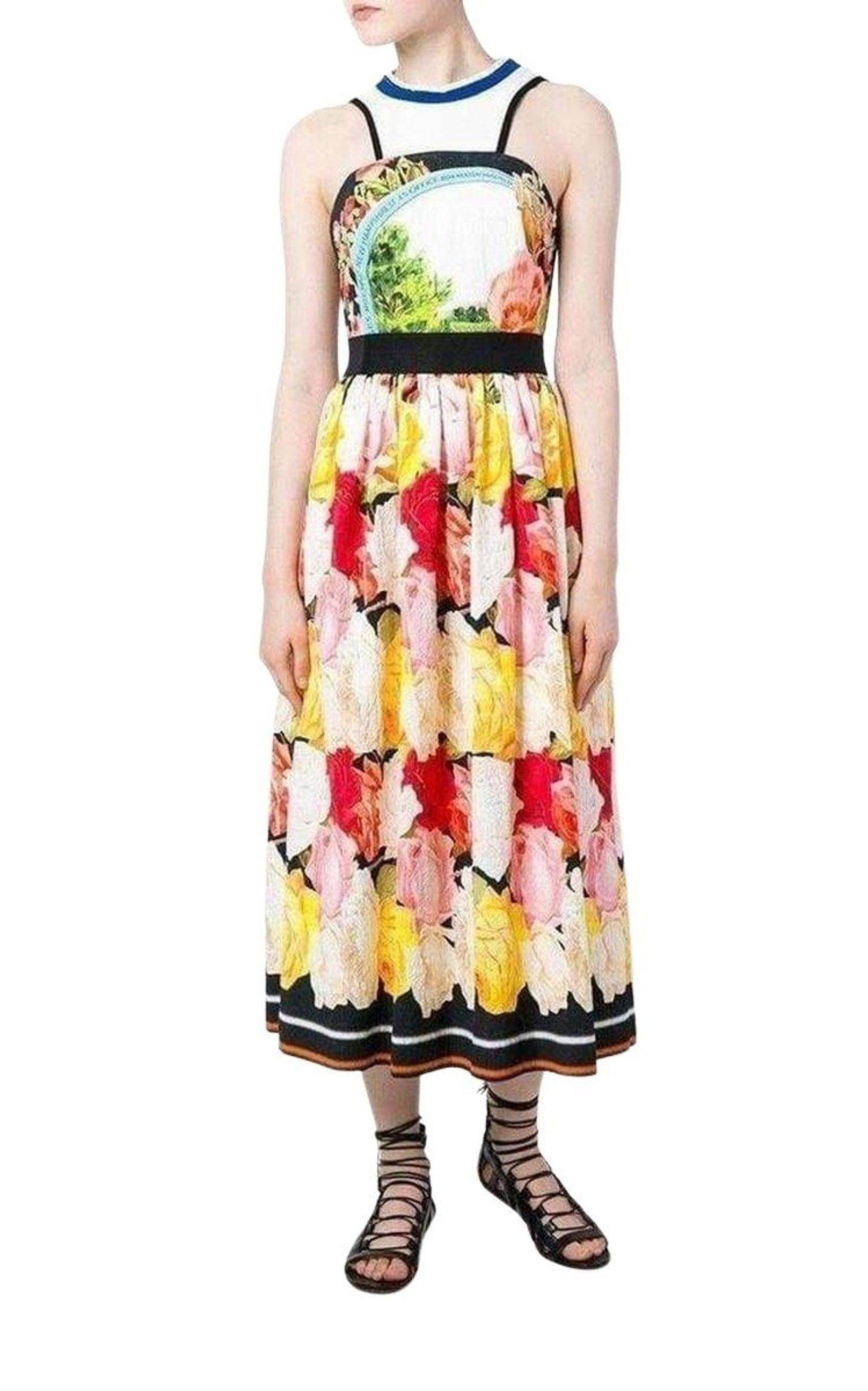 Mary Katrantzou - Cotton Blend  Printed Dress - 3