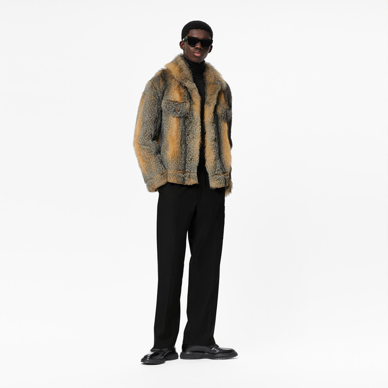Fur Blouson with LV Lettering 1