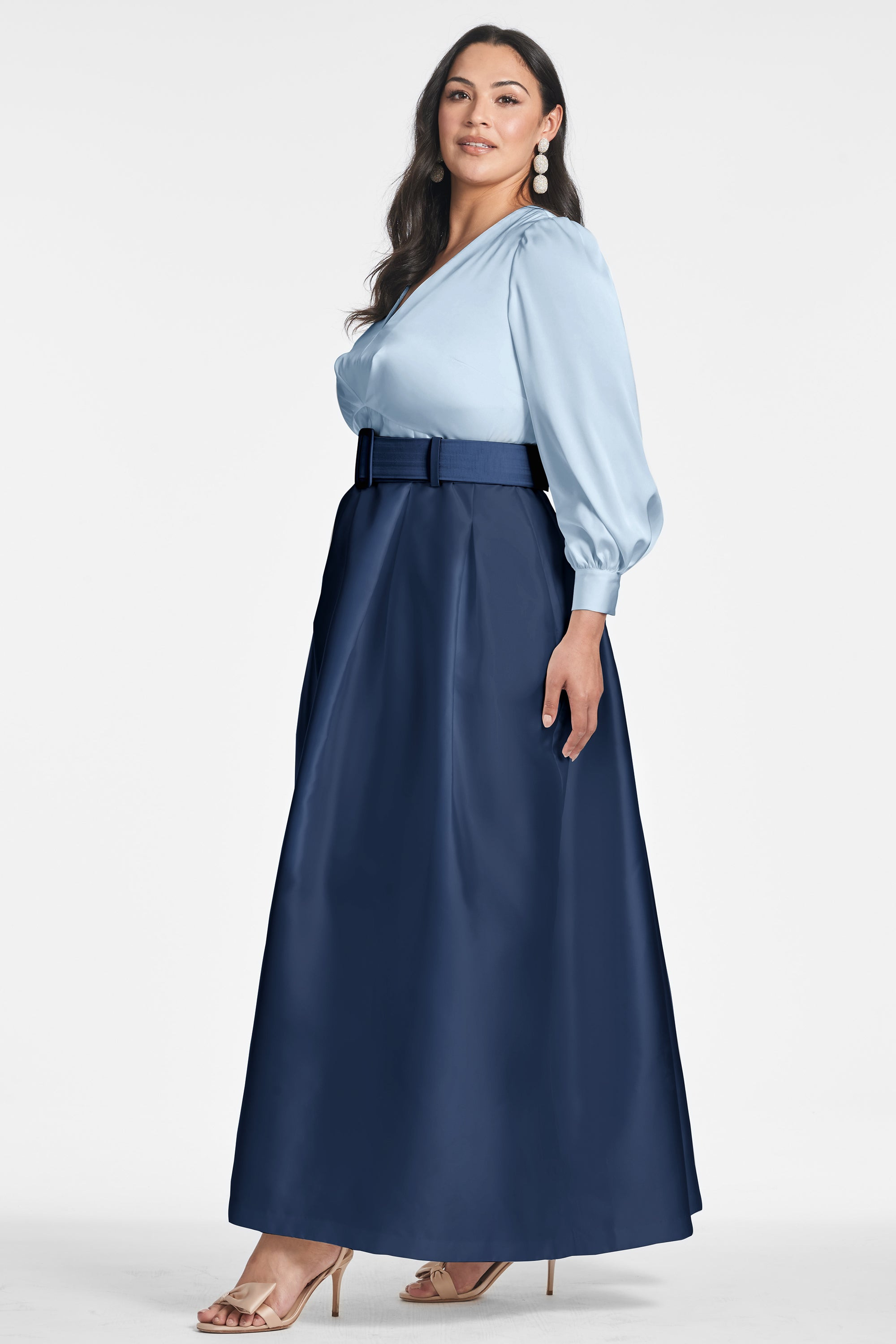 Zoe Gown - Slate/Navy - 6