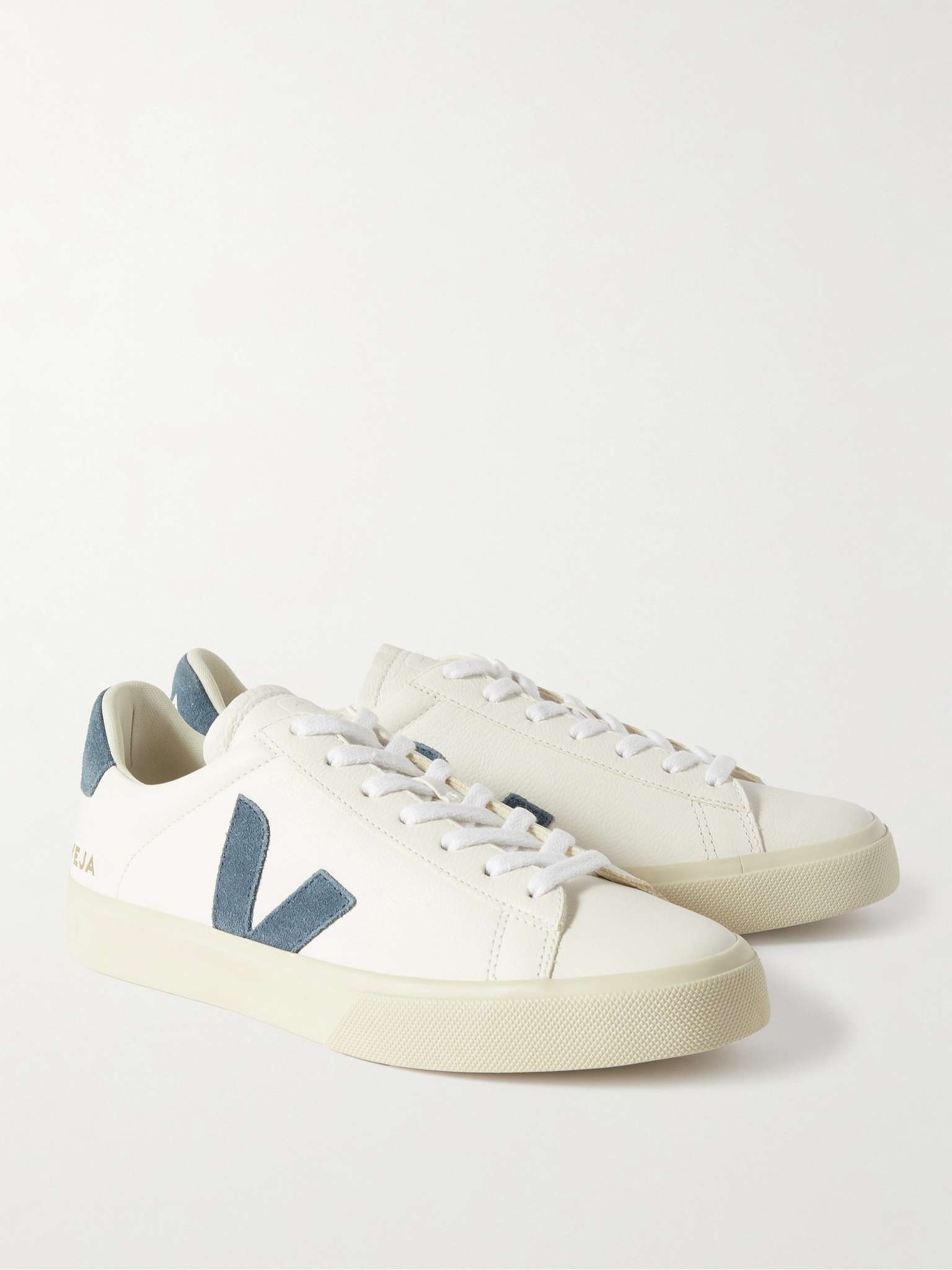 Campo  Suede-Trimmed Leather Sneakers - 3