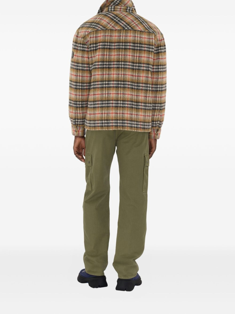 Burberry Men Check Wool Overshirt - 6
