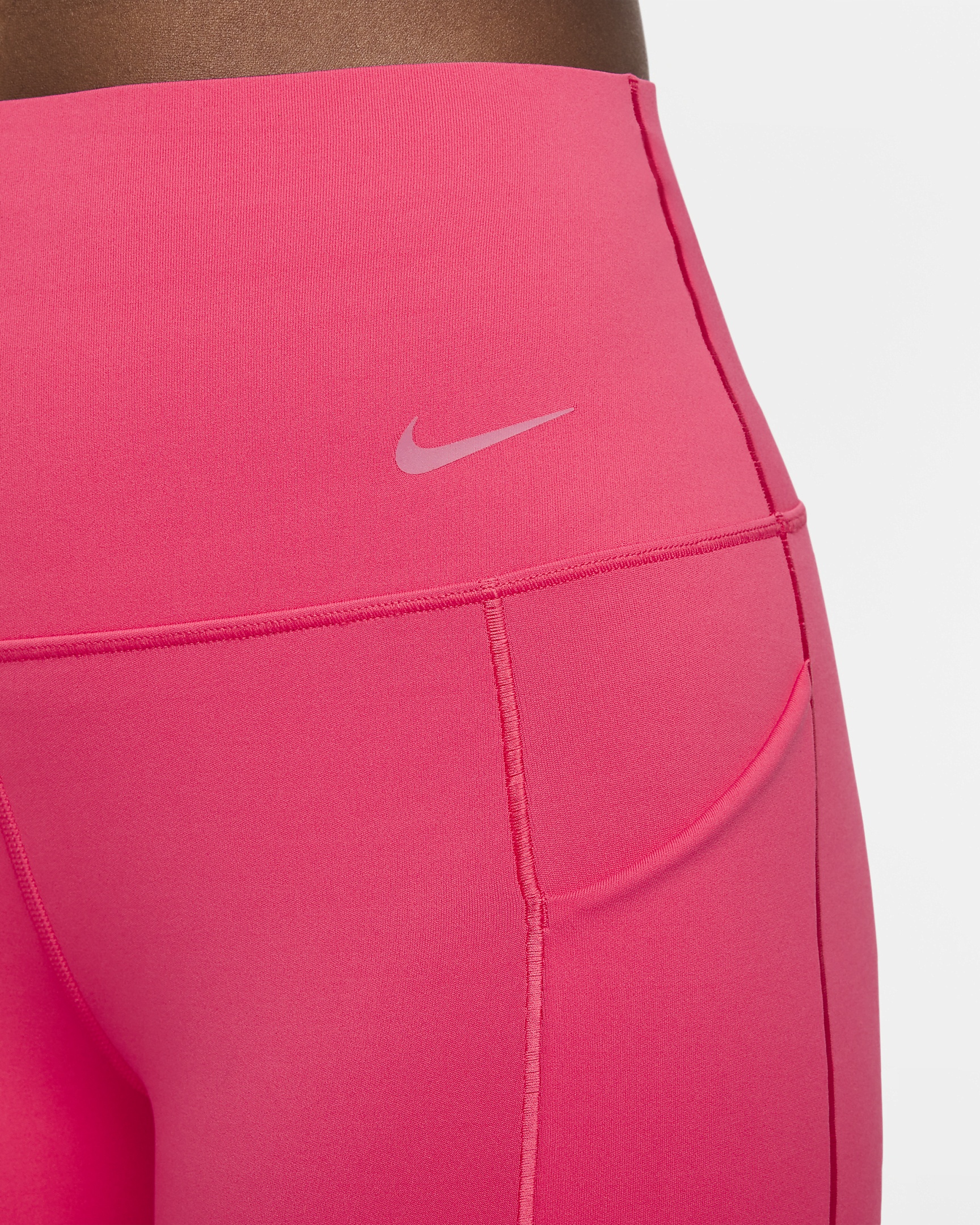 Nike Universa Women's Medium-Support High-Waisted 5" Biker Shorts with Pockets - 5