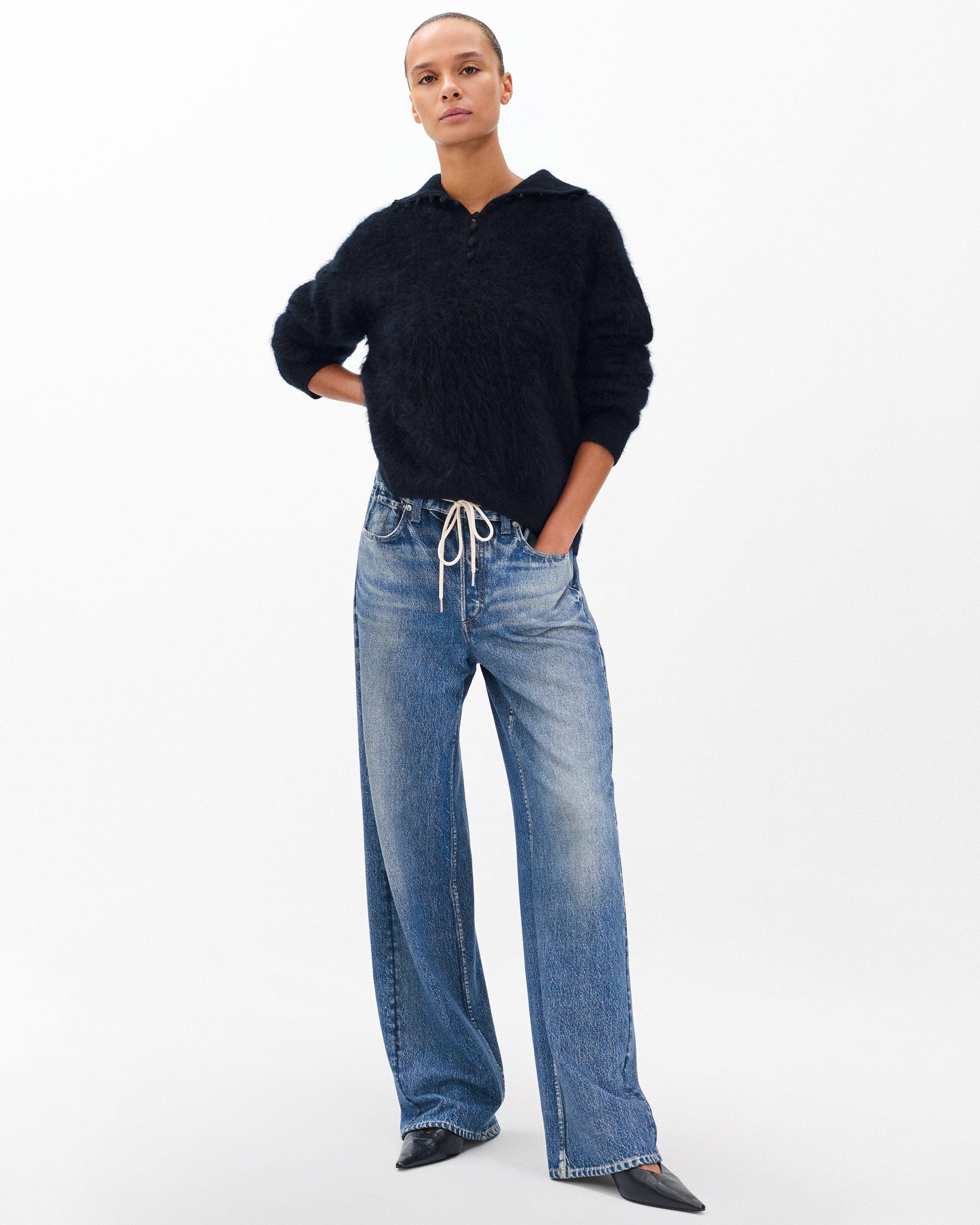 Miramar Drawstring Wide-Leg Pants
Cotton Terry - 2