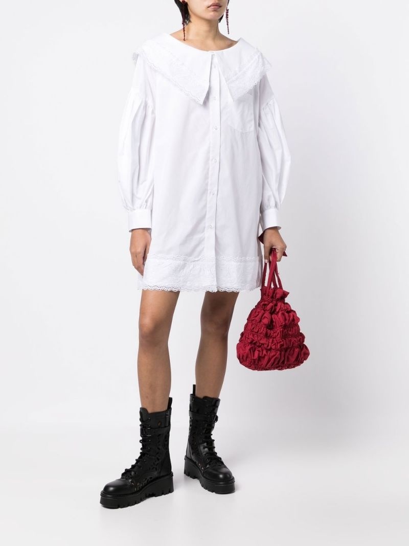 cotton shirt dress - 2