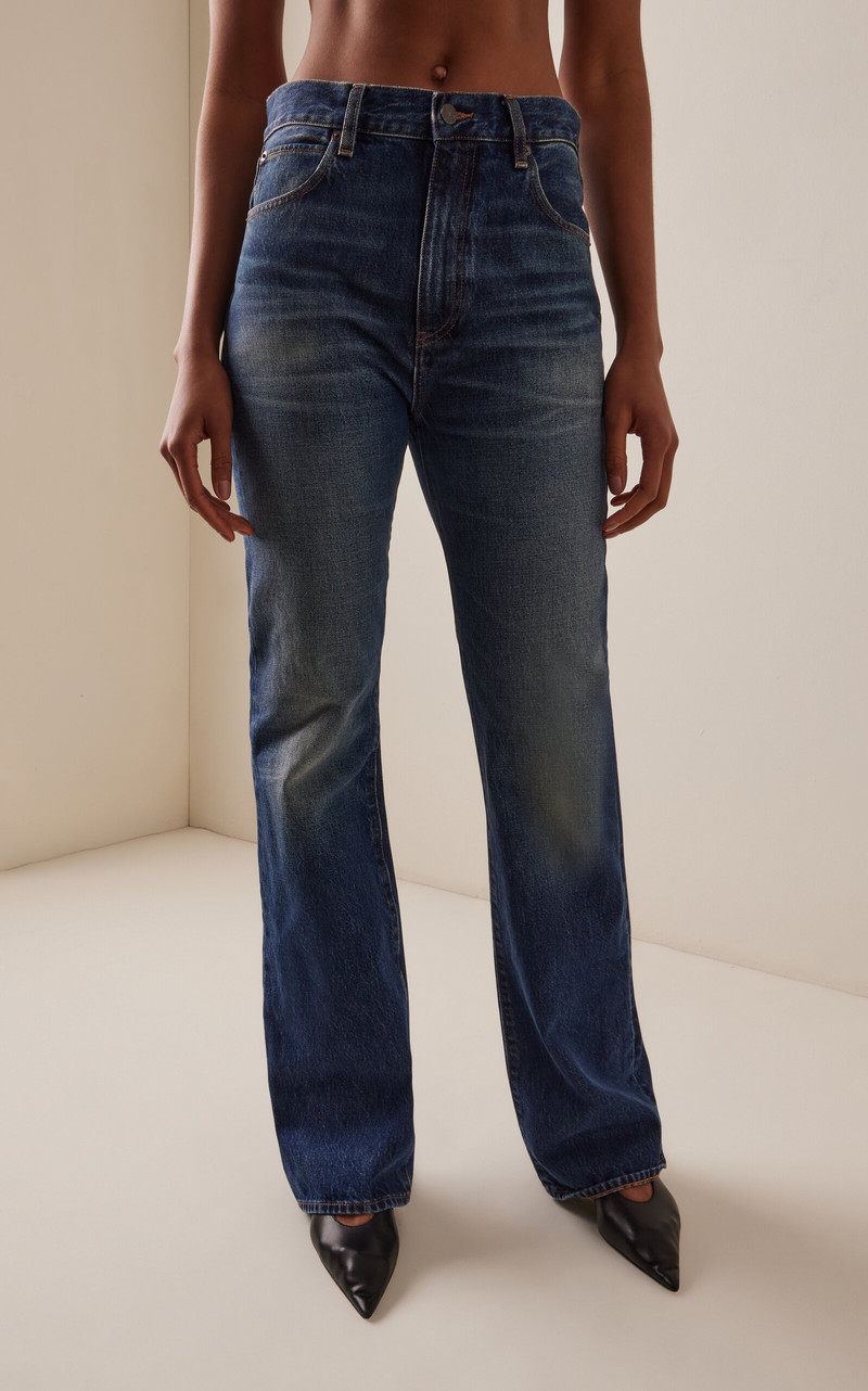 The Outlaw Rigid High-Rise Bootcut Jeans dark wash 3