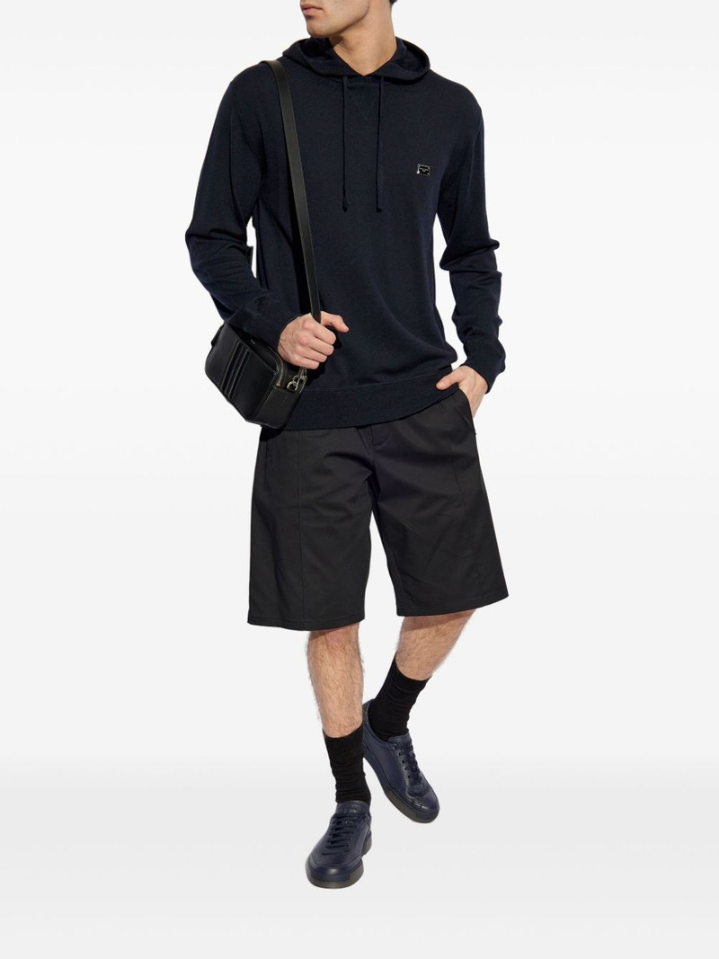 Dolce & Gabbana logo-plaque hoodie outlook