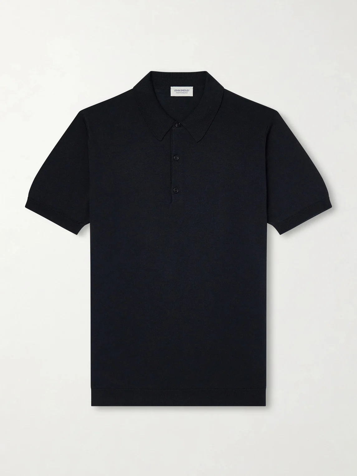 Macloud Knitted Merino Wool Polo Shirt - 1