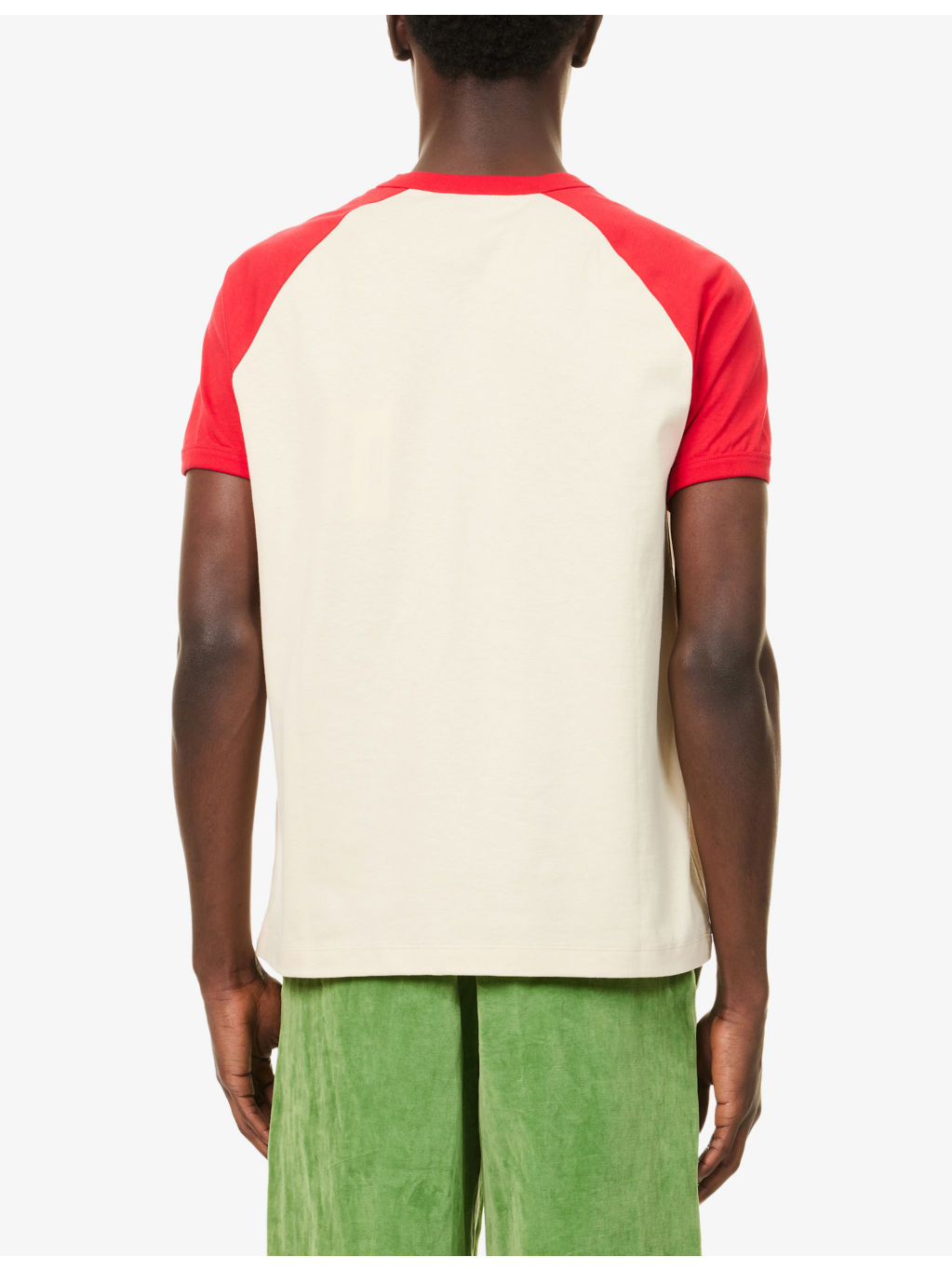 Chez-Valentino-Print Crewneck Cotton-Jersey T-Shirt - 4