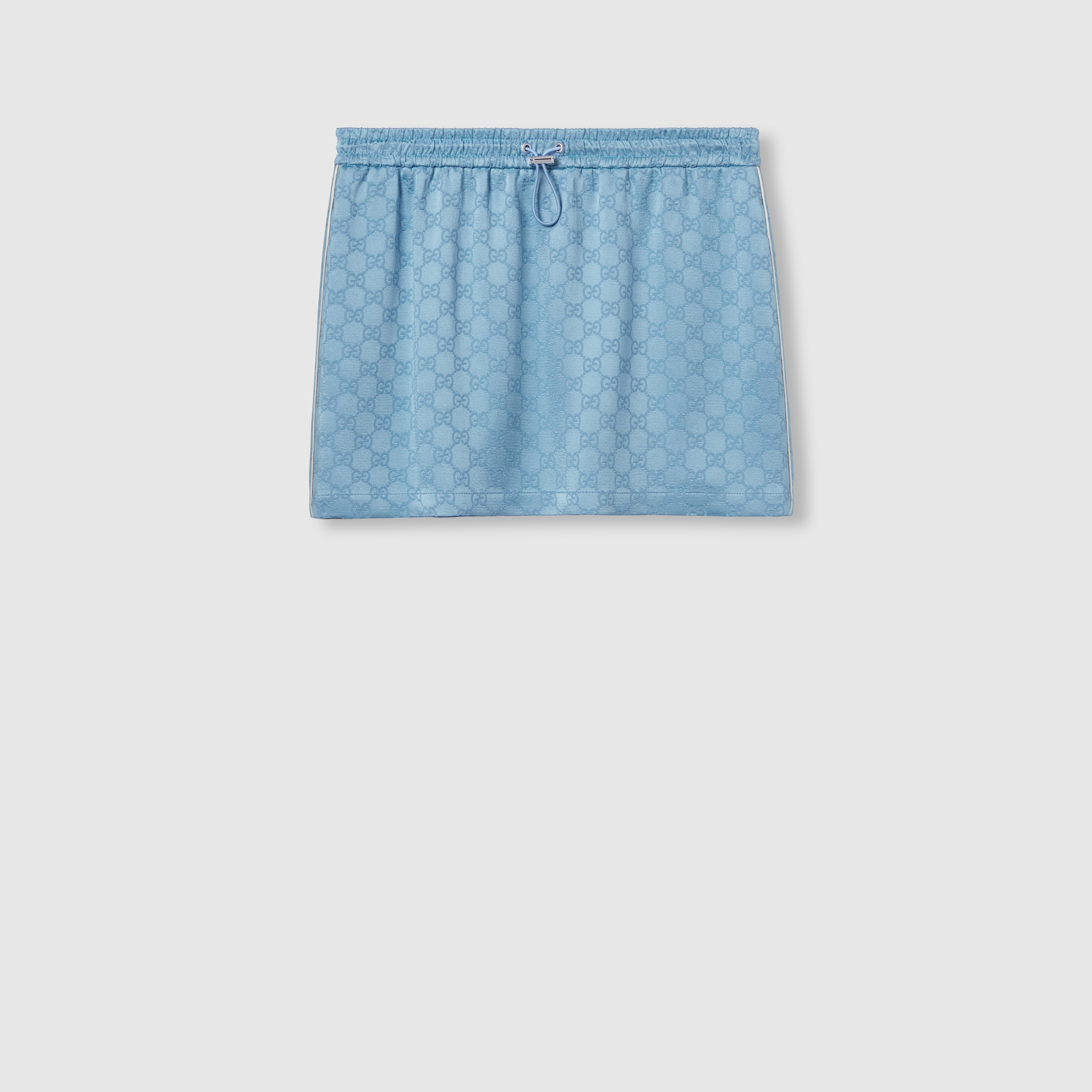 GG satin mini skirt - 1
