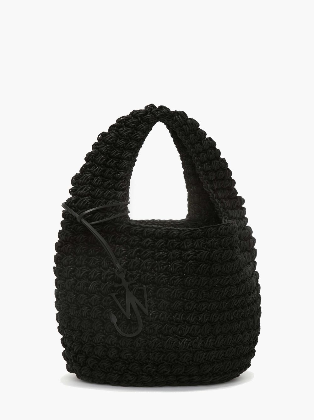 【J W ANDERSON】ラージポップコーントートバッグ - ブラック JW Anderson Large Popcorn Basket - Black | Parallel