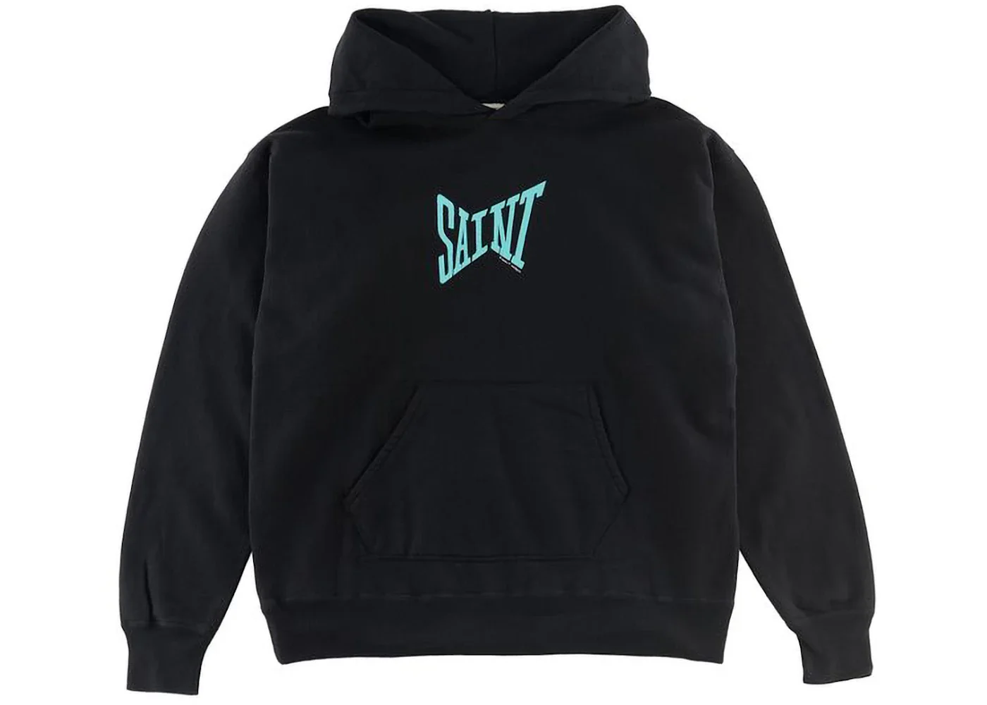 Saint Mxxxxxx Saint Hoodie Black Blue - 1