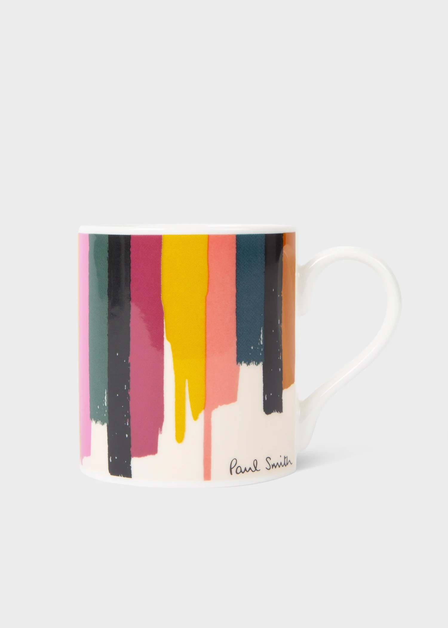 'Painted Stripe' Bone China Mug - 1