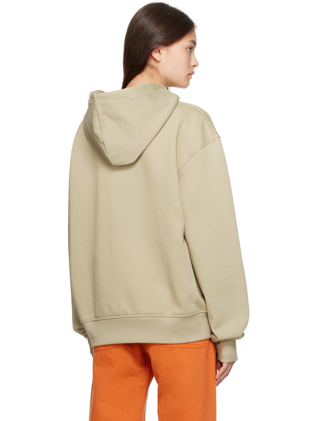 Khaki Le Papier 'Le Sweatshirt Jacquemus' Hoodie - 3