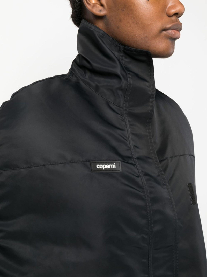 logo-patch bomber cape 5