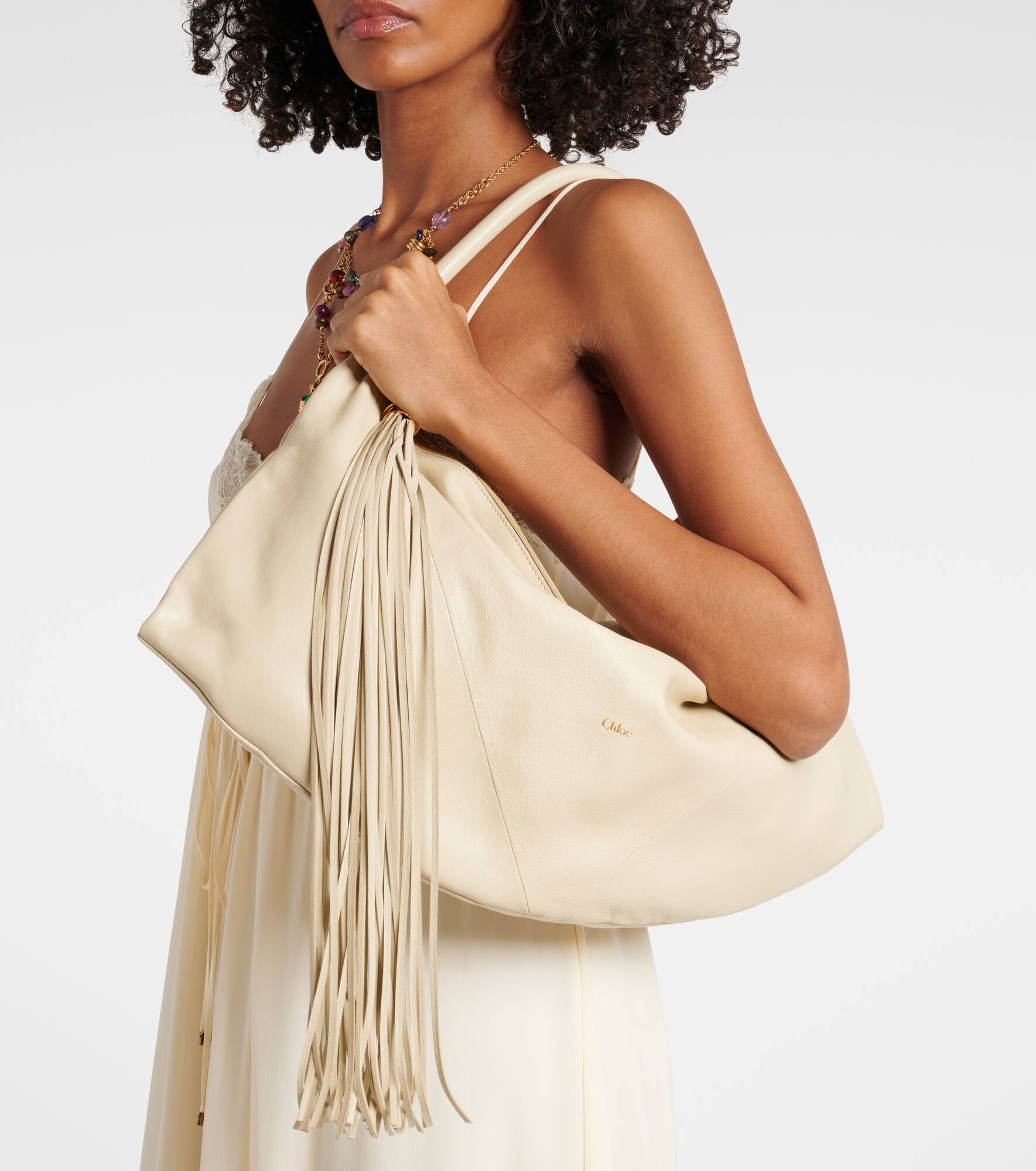 Foulard Medium leather shoulder bag - 2