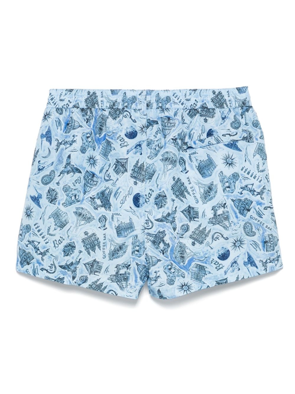 printed swim shorts - 2