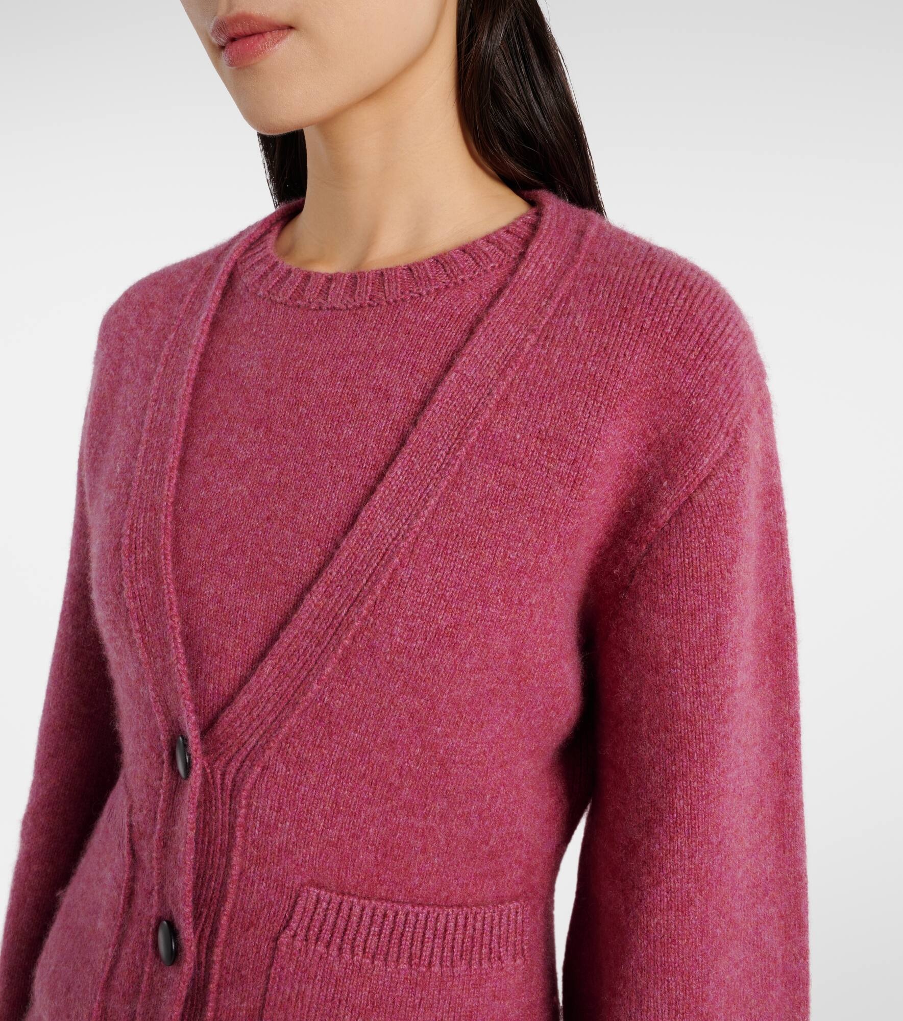 Scarlet cashmere cardigan - 4