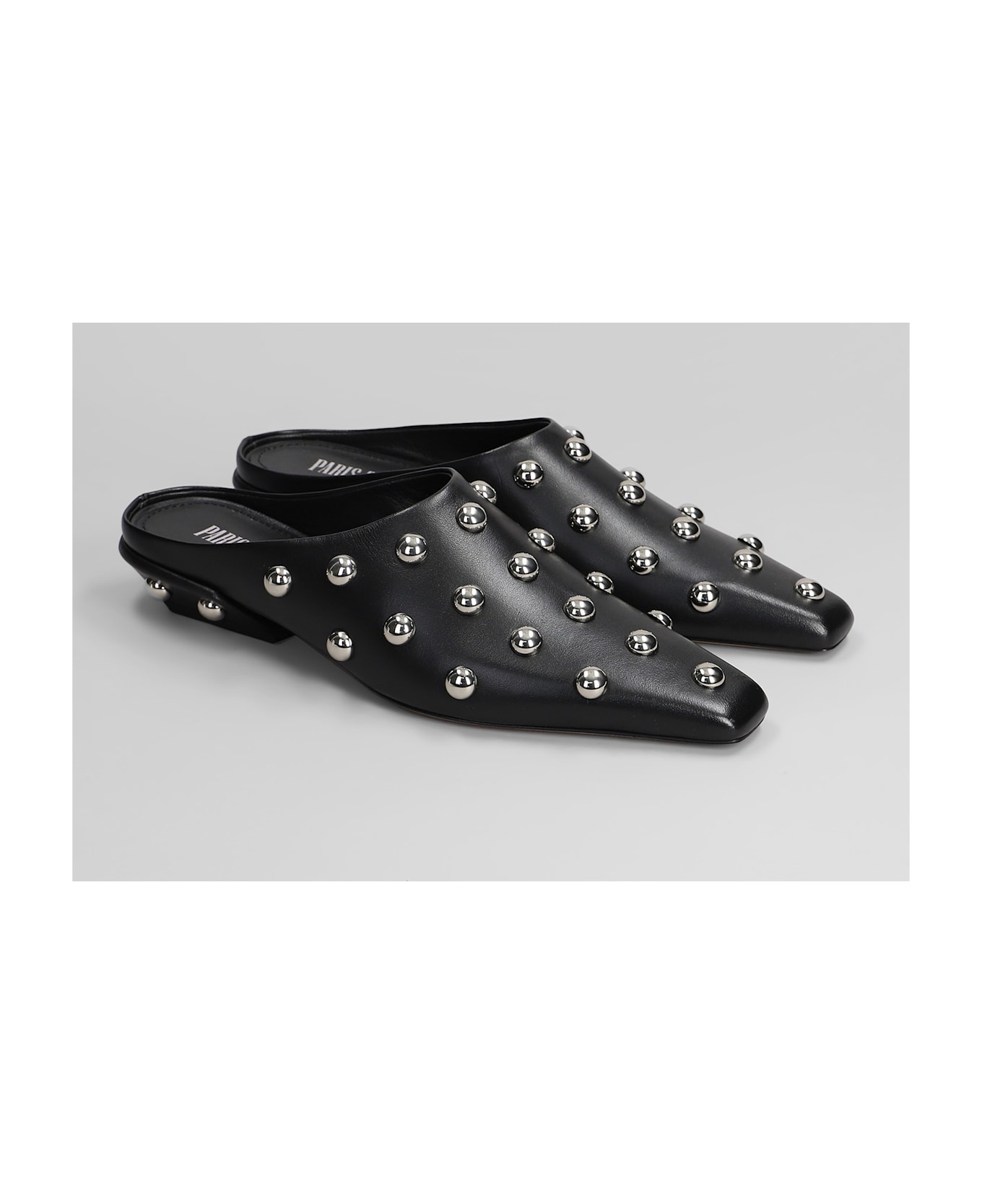Belle Sabot 25 Slipper-mule In Black Leather - 2