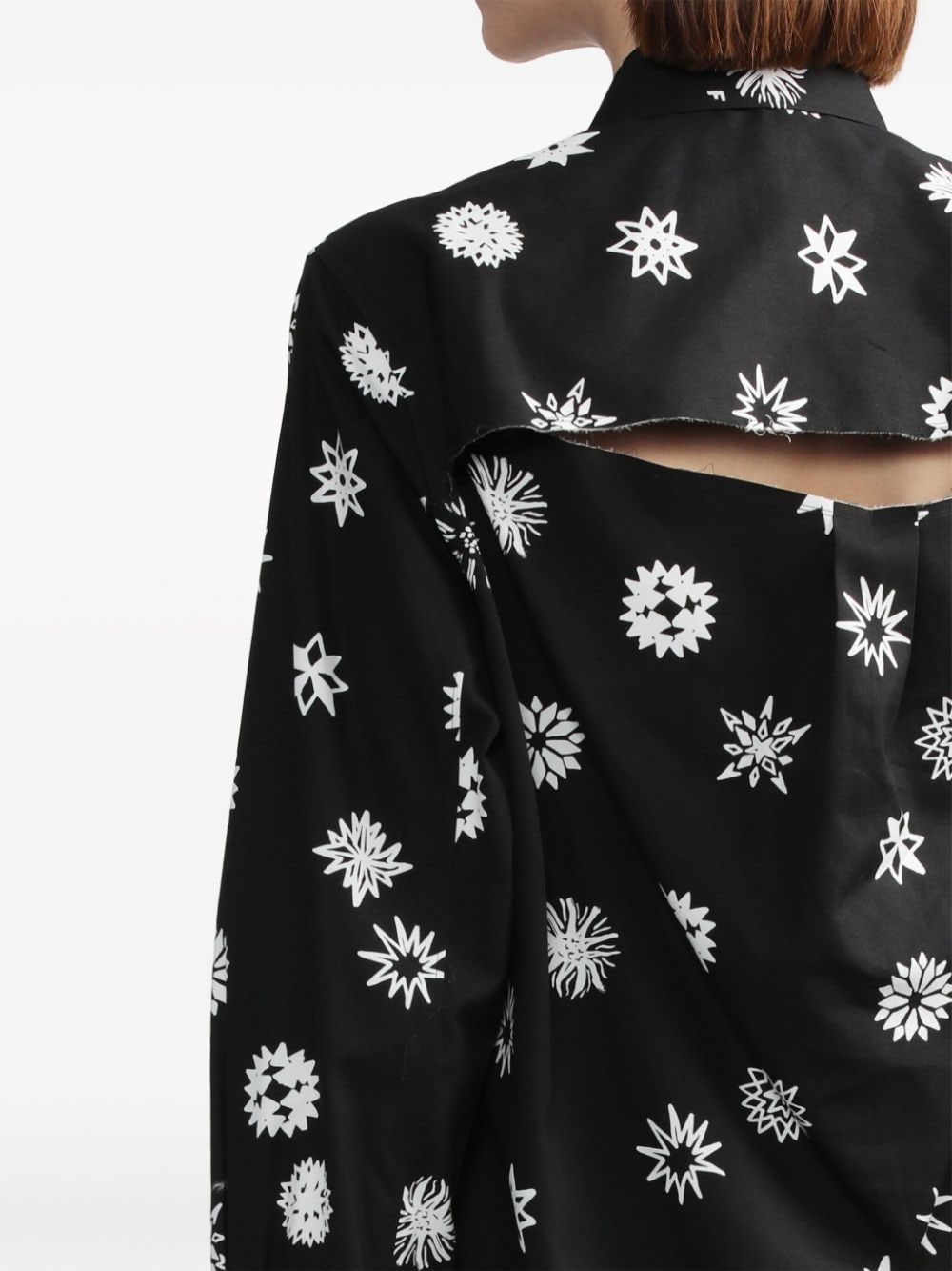 graphic-print cotton shirt - 5