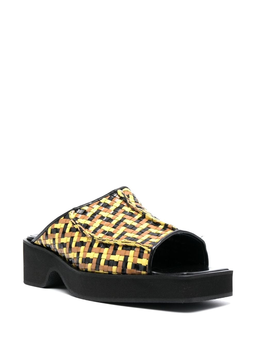 55mm interwoven leather sandals - 2