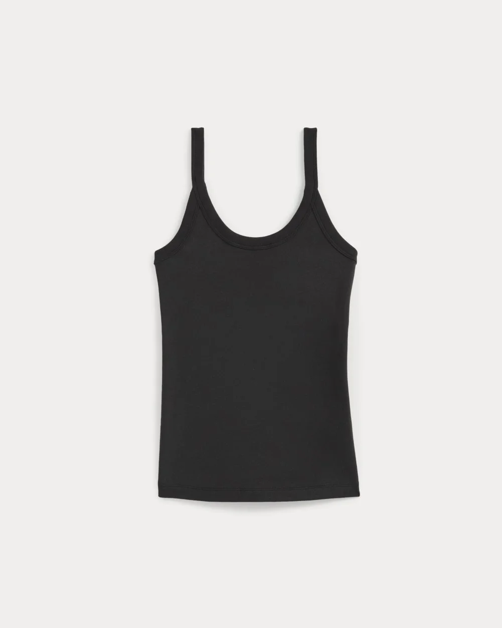 SOFT STRETCH U-NECK TANK - 1