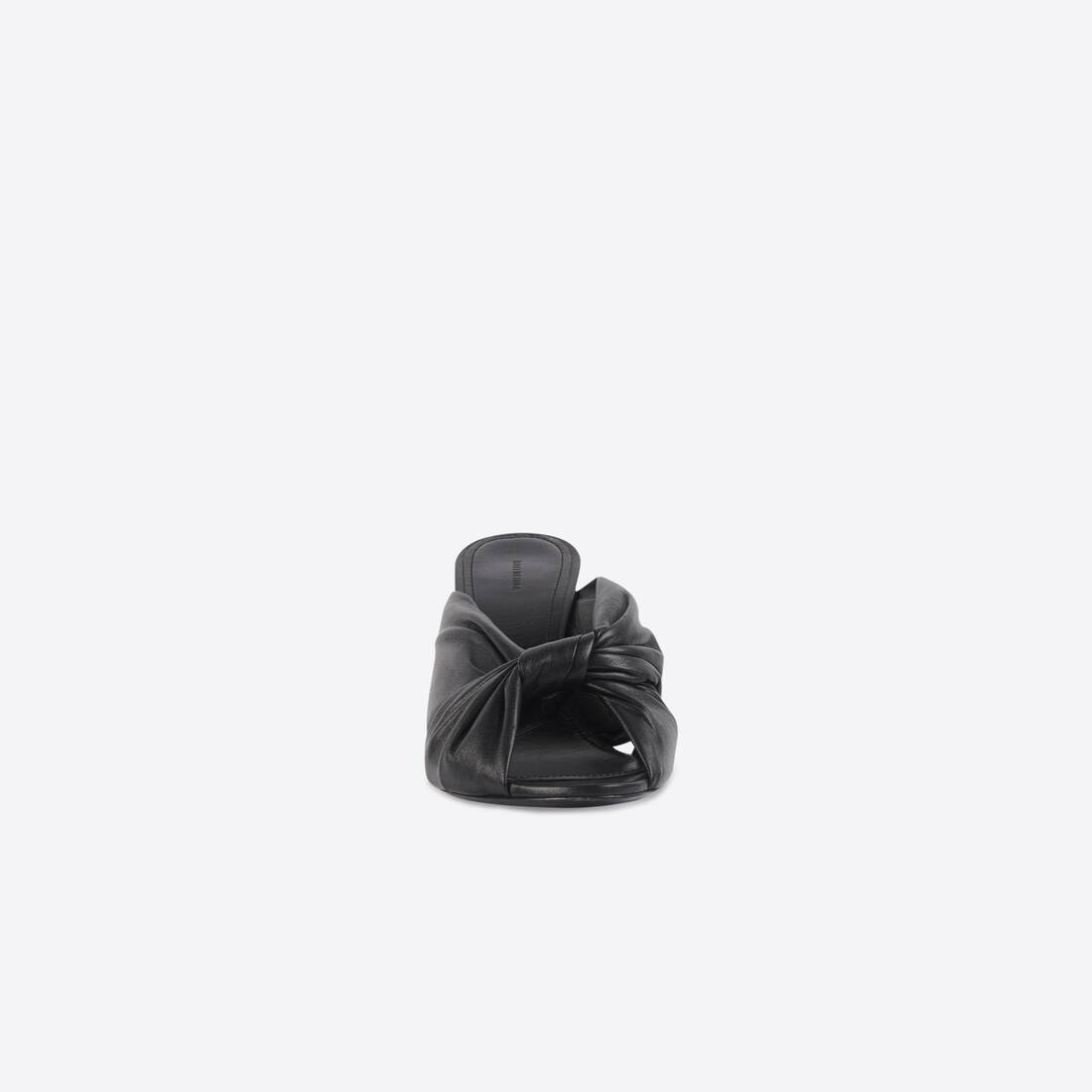 Women's Drapy 80mm Mule in Black - 3
