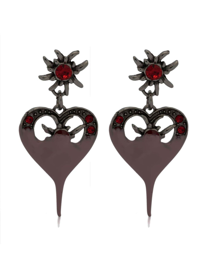 Dipped Heart earrings - 1