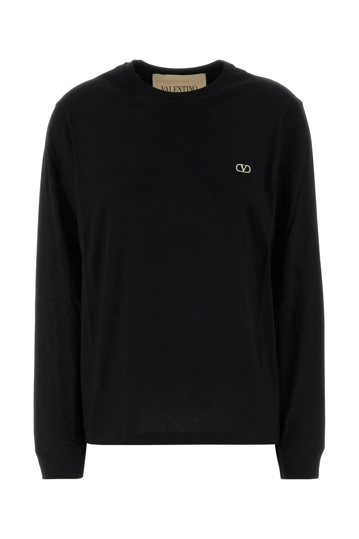 Black cotton t-shirt - 1
