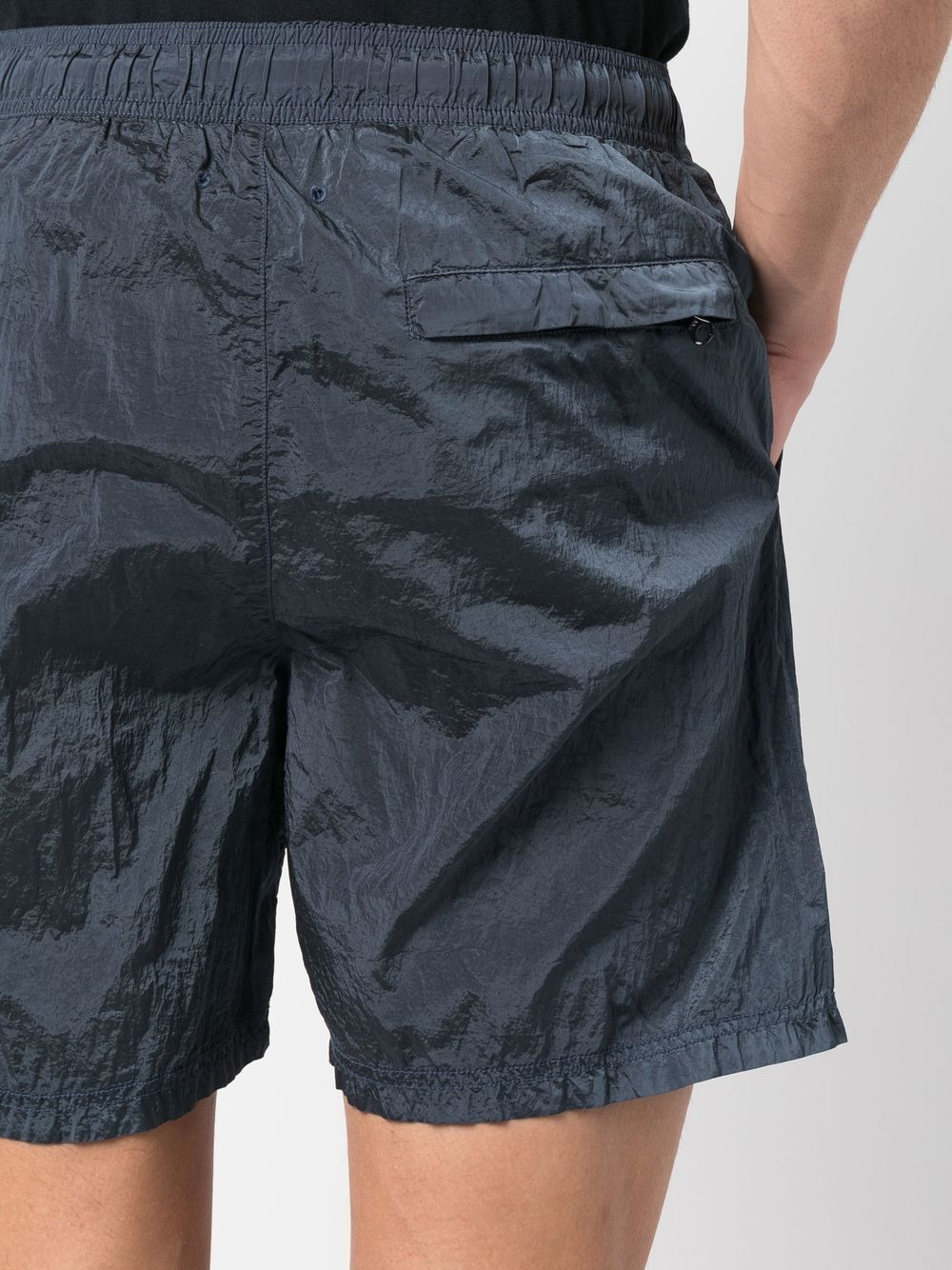 embroidered-logo swim shorts - 5