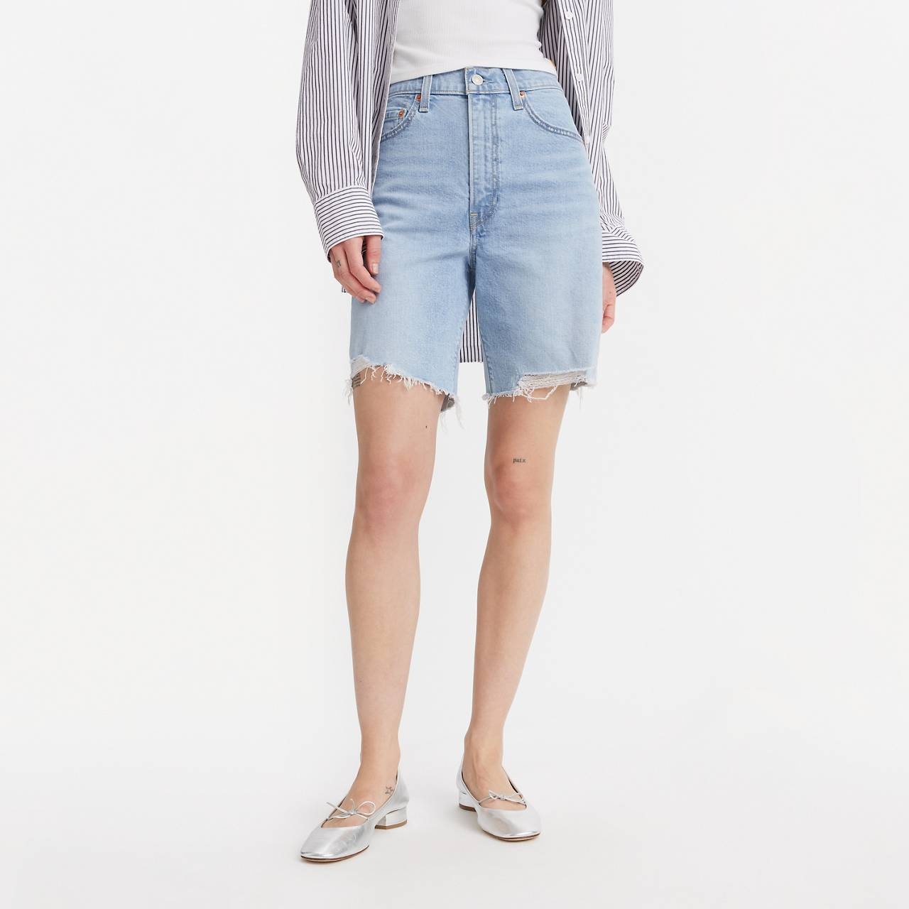 RIBCAGE BERMUDA WOMEN'S SHORTS - 4