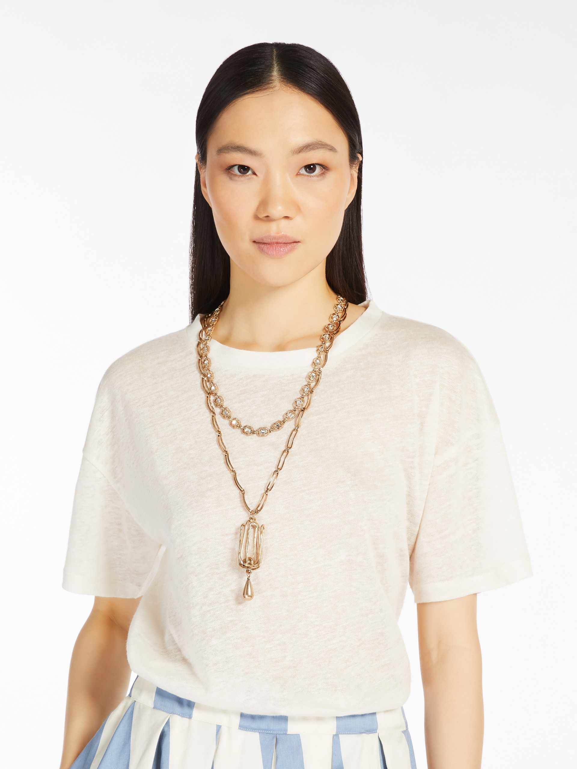 ORIGINE Metal double-strand necklace - 3