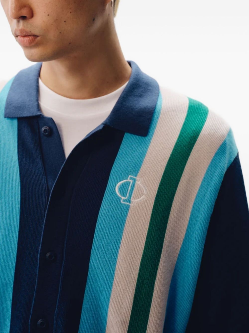 striped polo shirt - 3