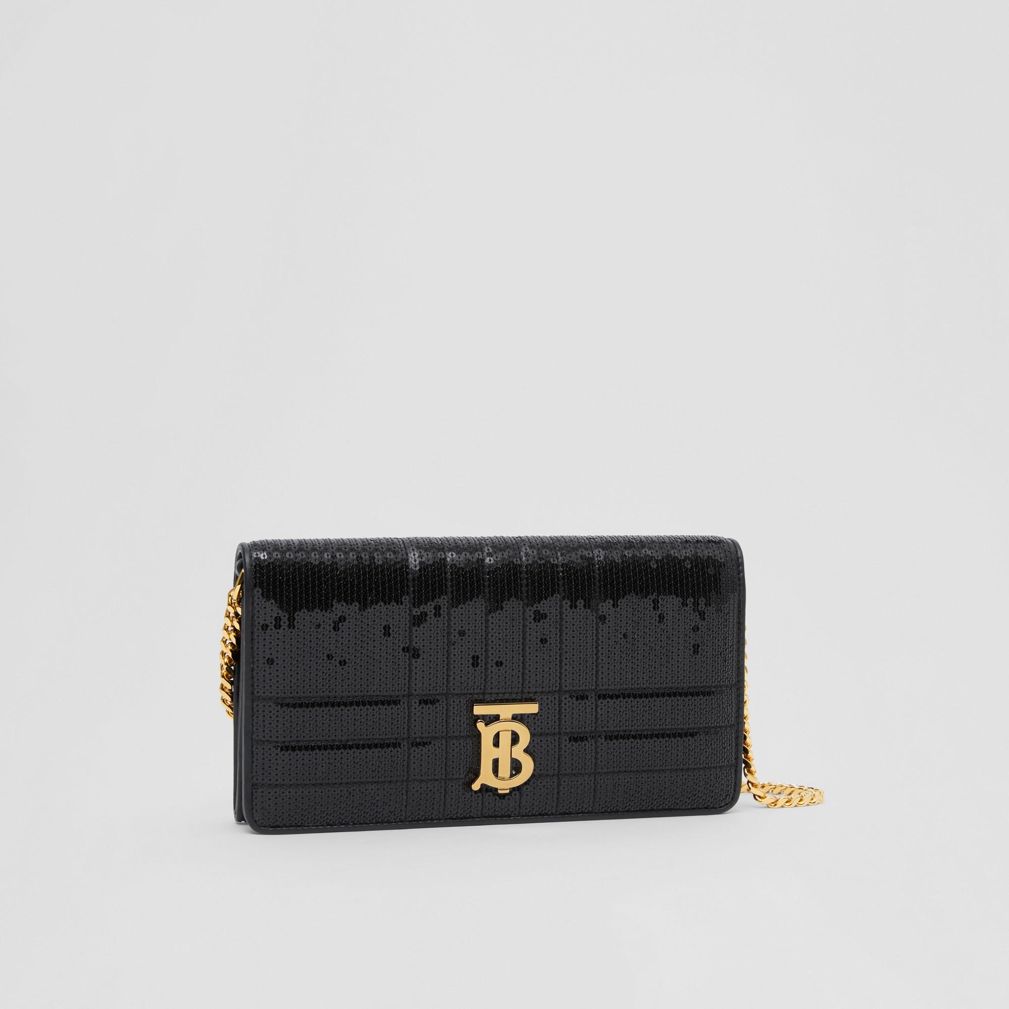 Sequinned Lola Wallet with Detachable Strap - 6