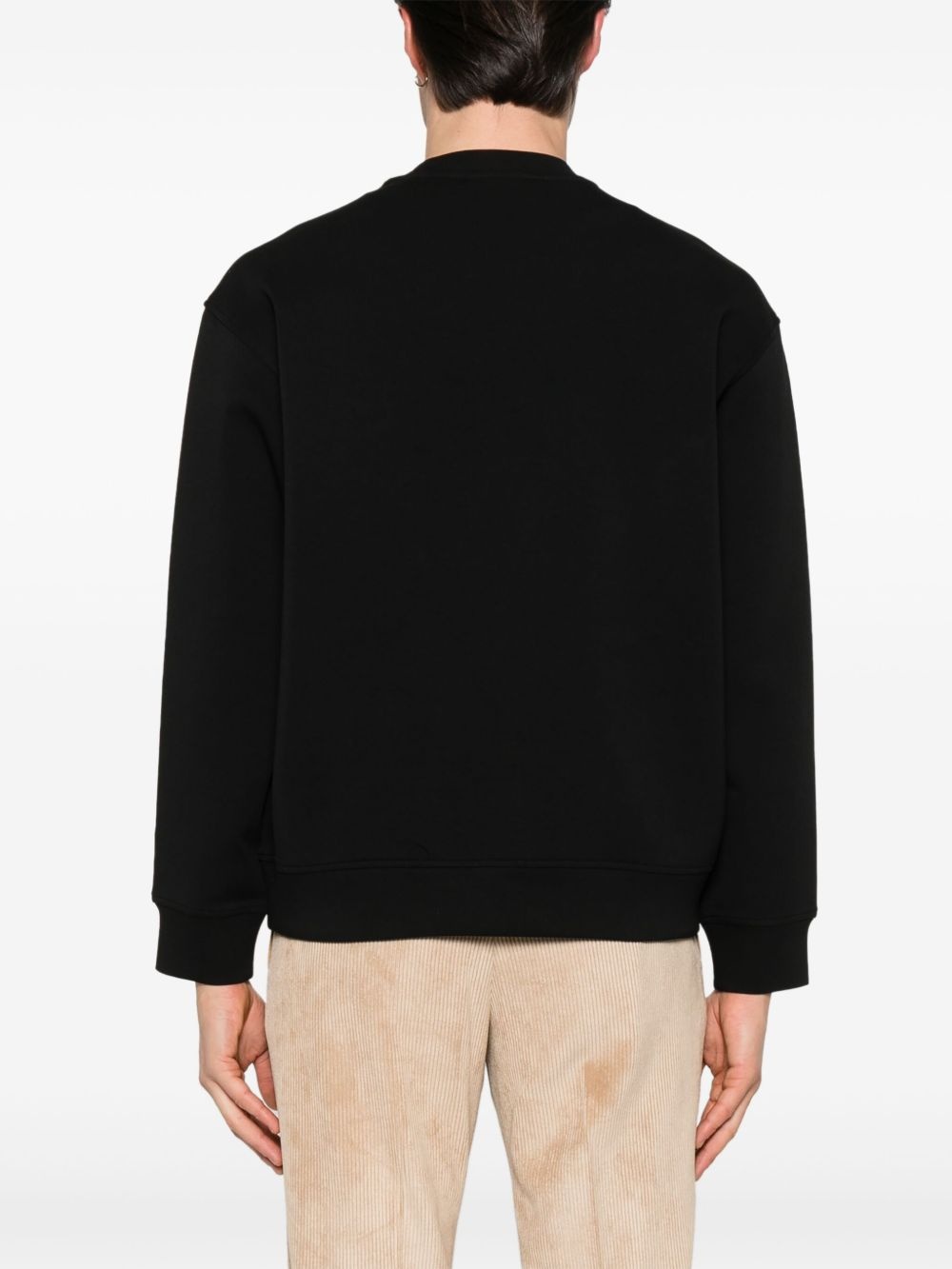 embroidered-logo sweatshirt - 4