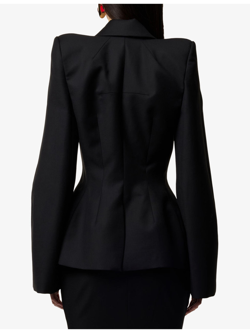 Madame Single-Breasted Wool Blazer 4