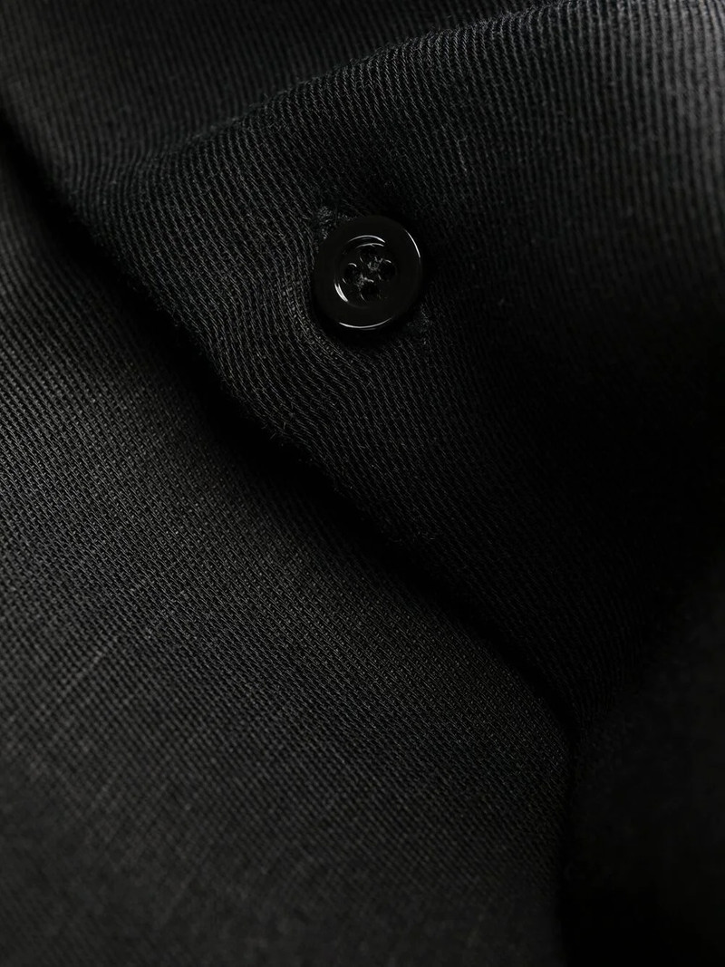 ruffle-detailing shirtdress 7