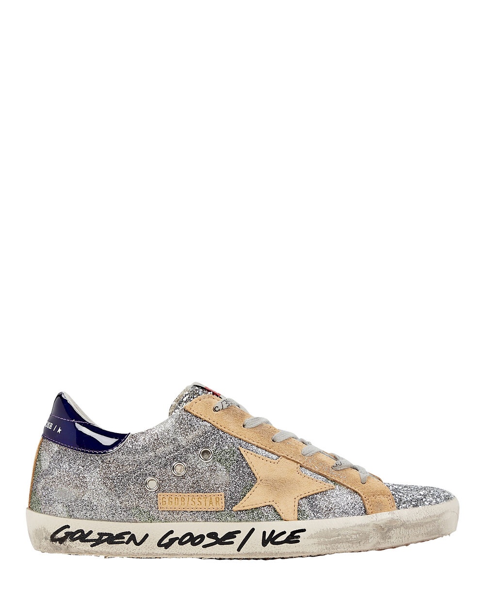 Superstar Camo Glitter Low-Top Sneakers - 1