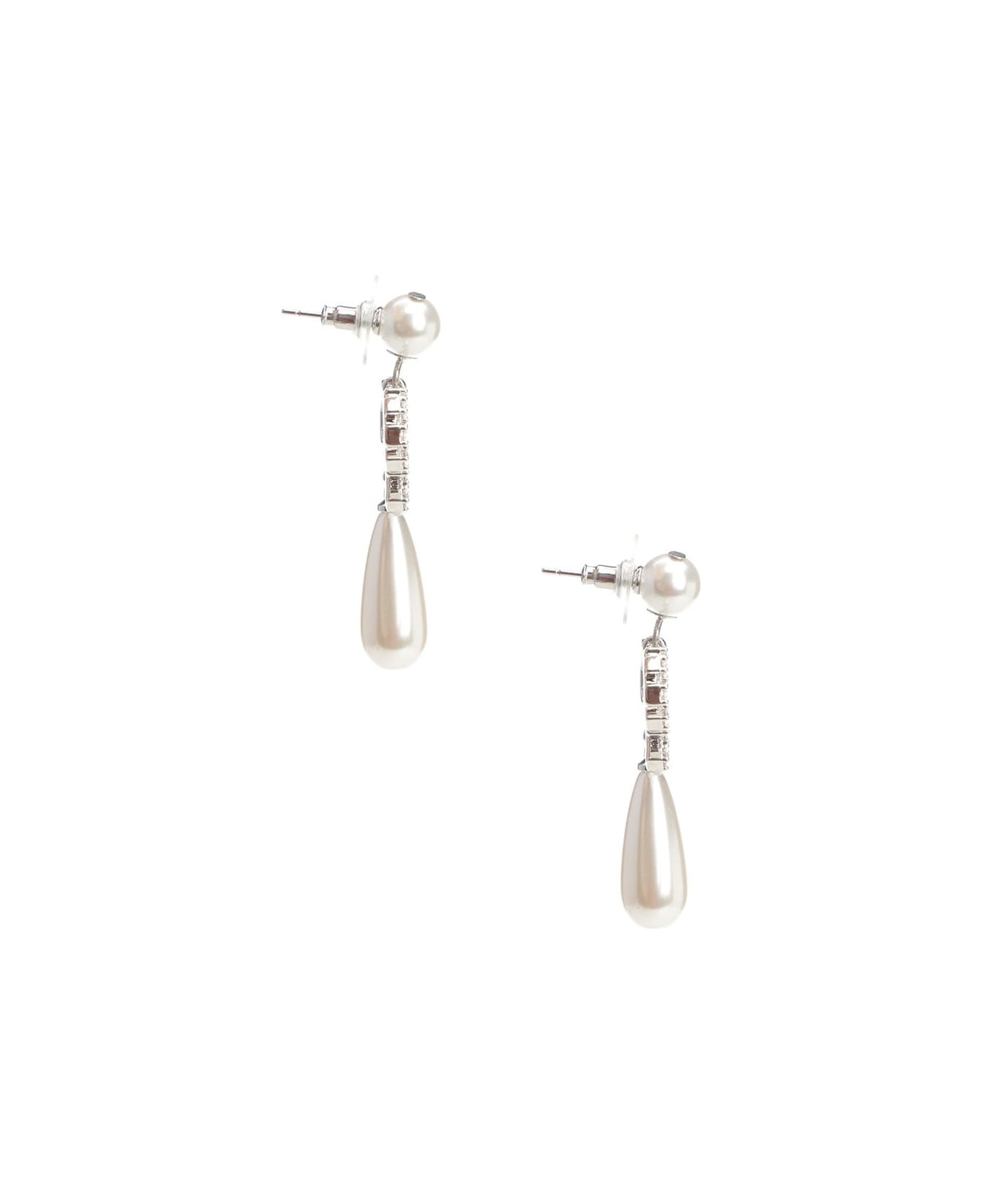 Bow Drop Earrings - 2