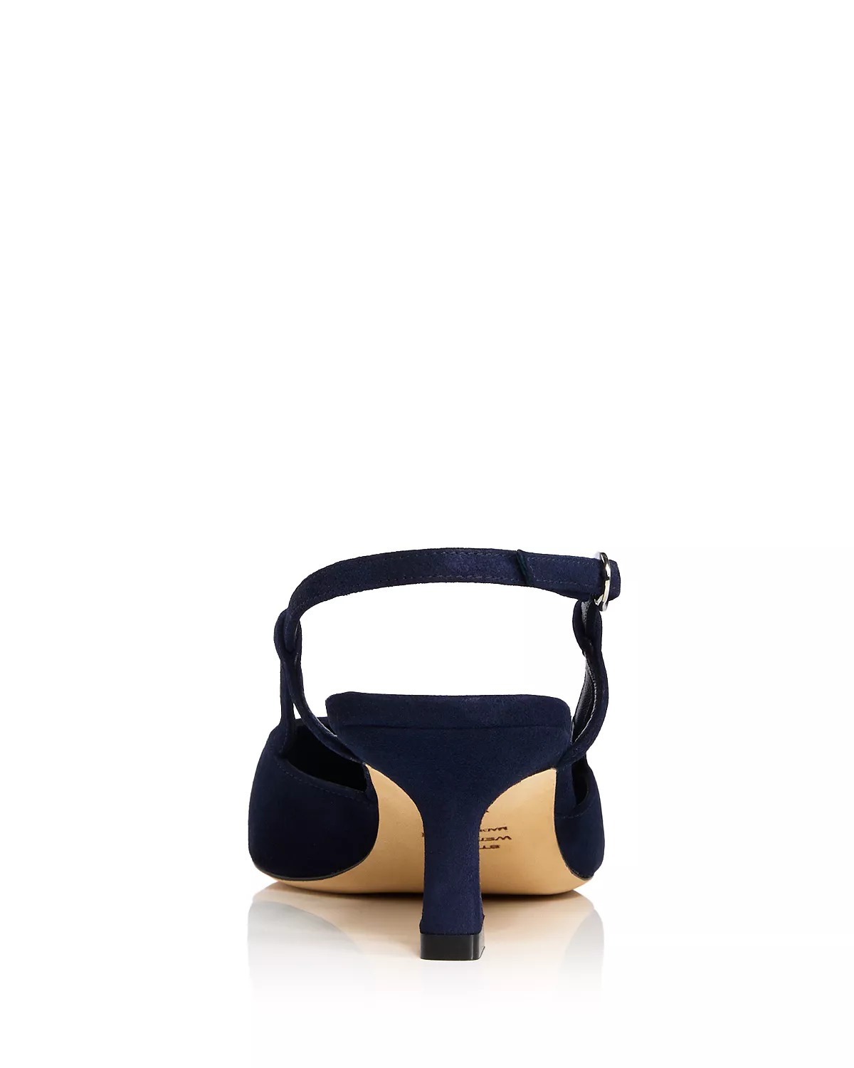 Women's Vinnie 50 Slingback Suede Pumps - 4
