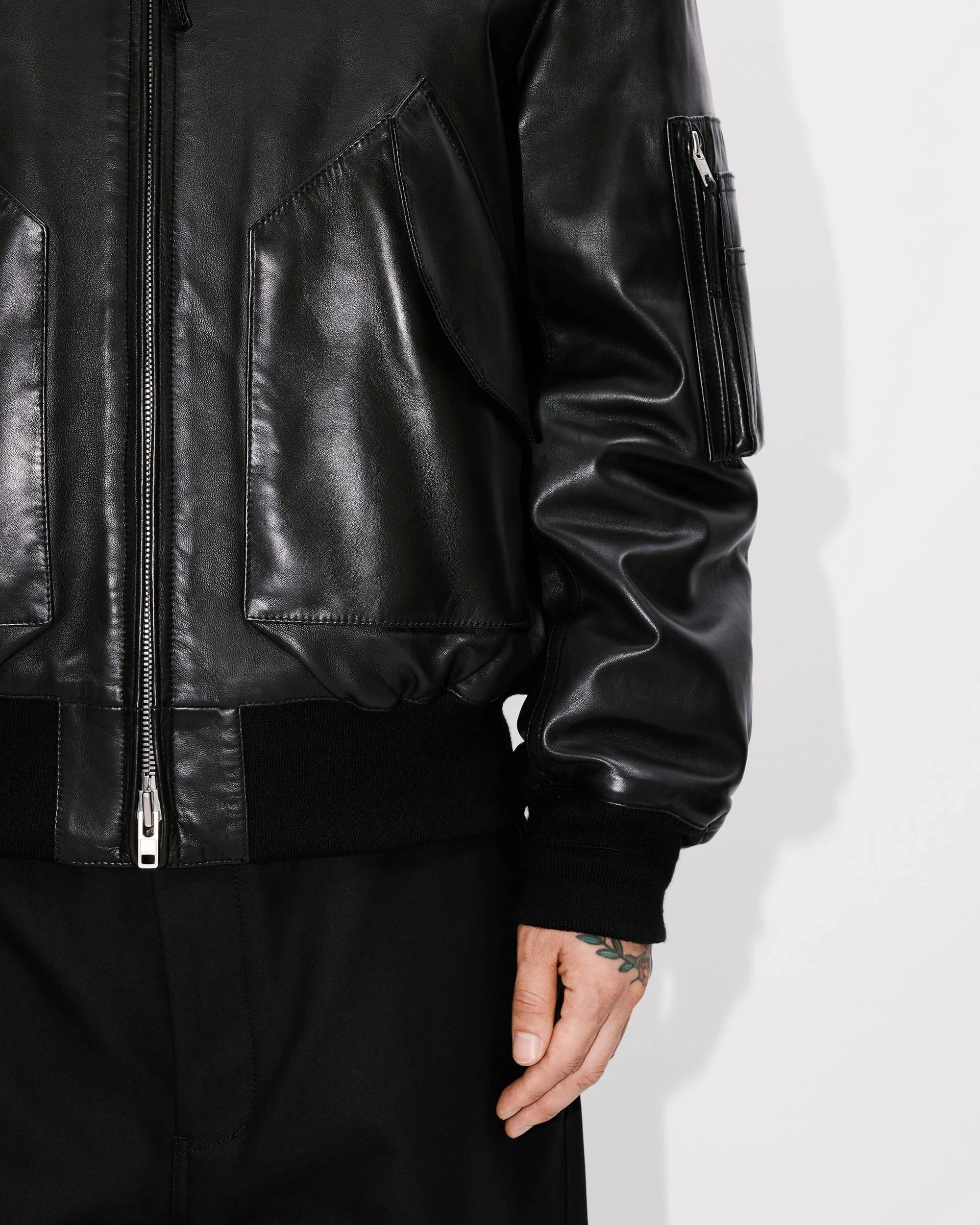 KENZO Leather bomber jacket | REVERSIBLE