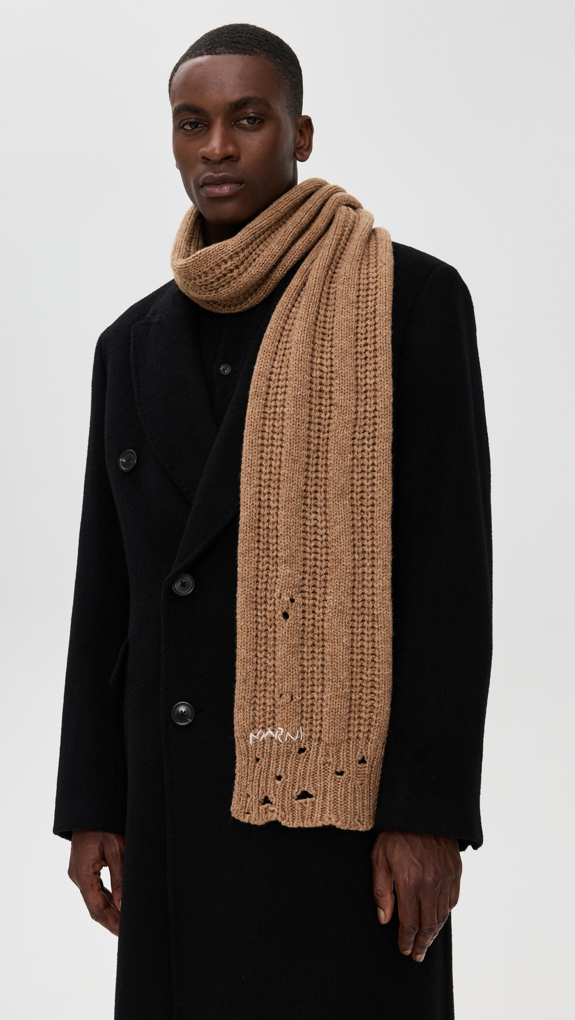Broken Fisherman Wool Scarf - 2