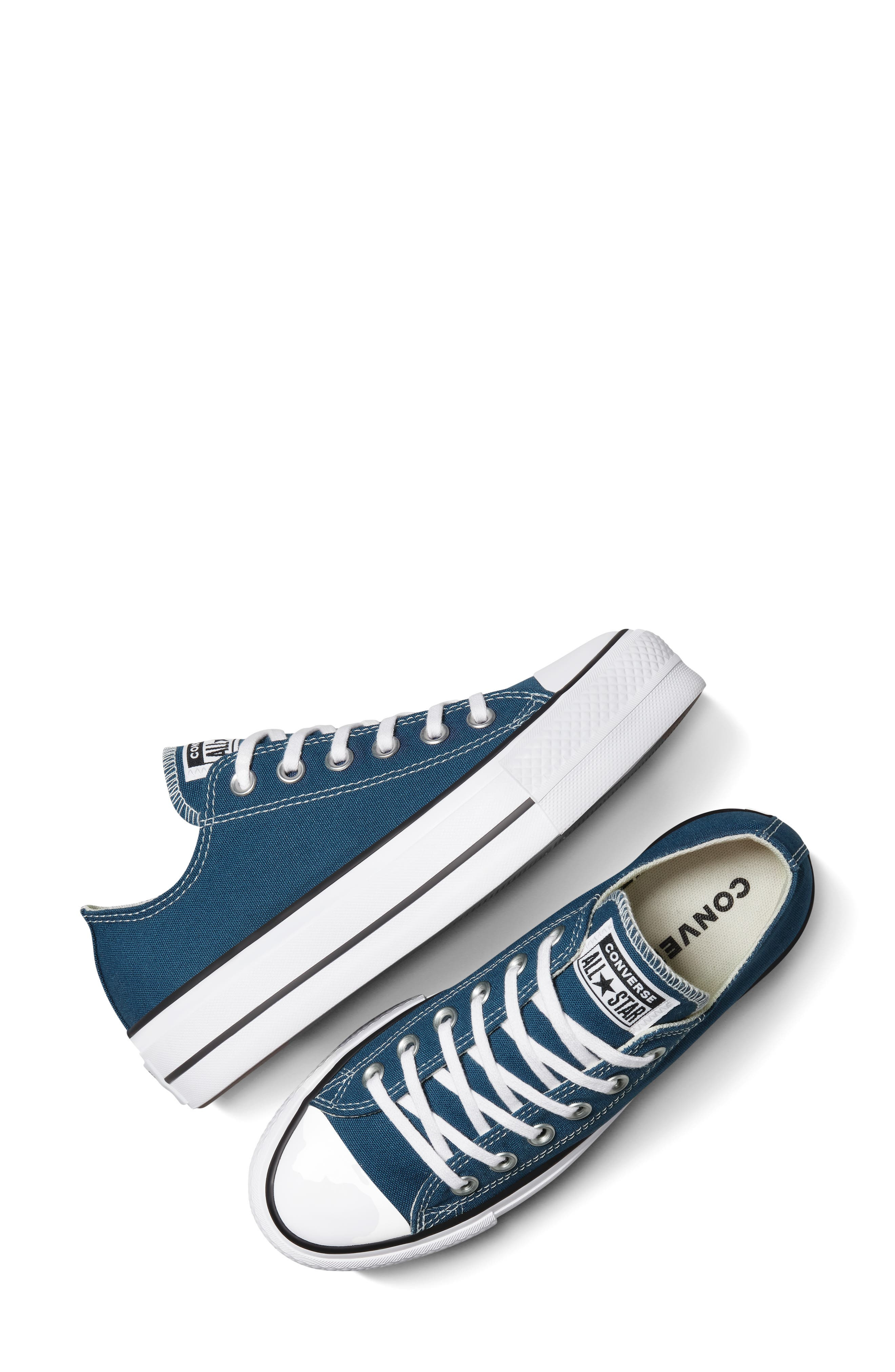 Converse Chuck Taylor® All Star® Platform Sneaker in Slacker Blue/white/black at Nordstrom - 6