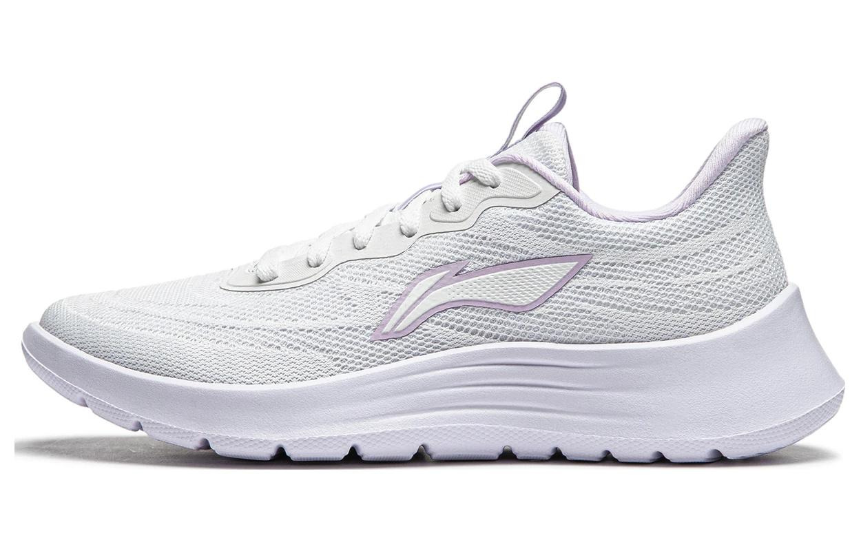 (WMNS) Li-Ning Light Feather 'White Mauve' ARSU022-1 - 2