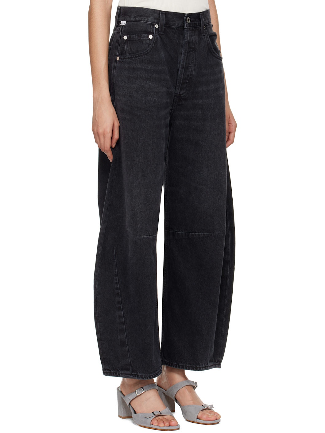 Black Horseshoe Jeans - 2
