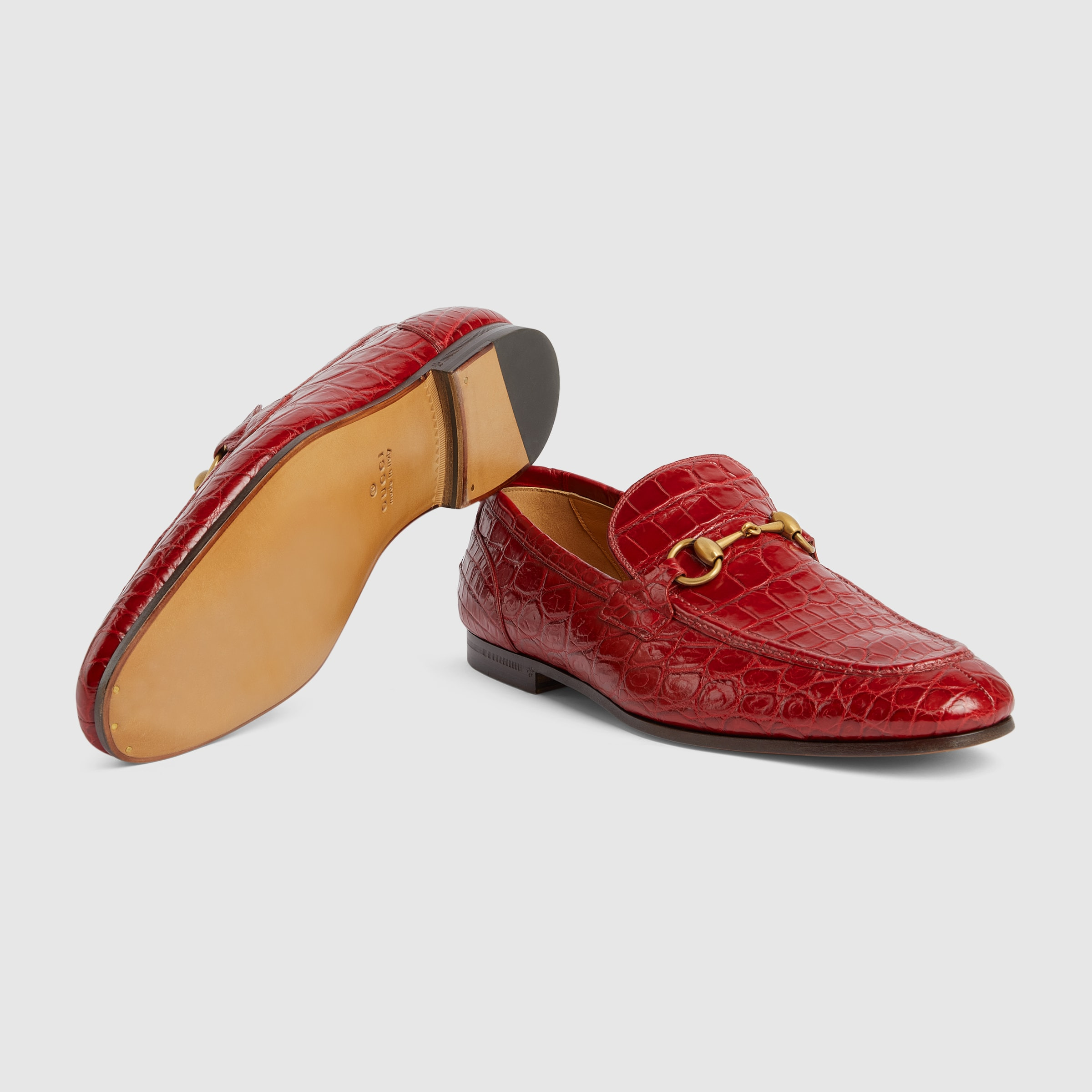 Men's Gucci Jordaan crocodile loafer - 4