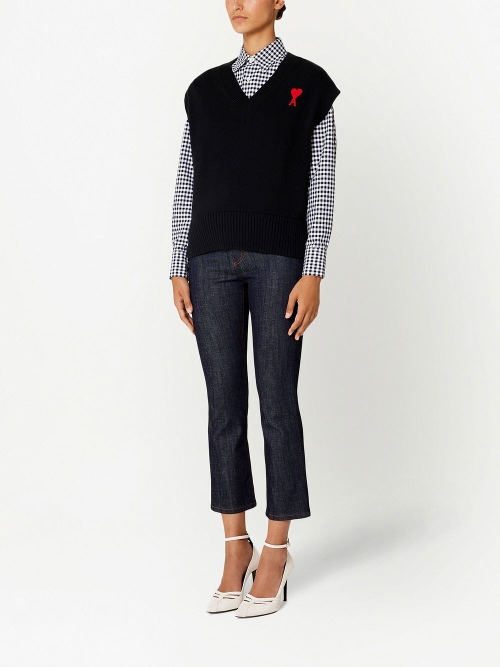 Ami De Coeur V-neck vest - 2