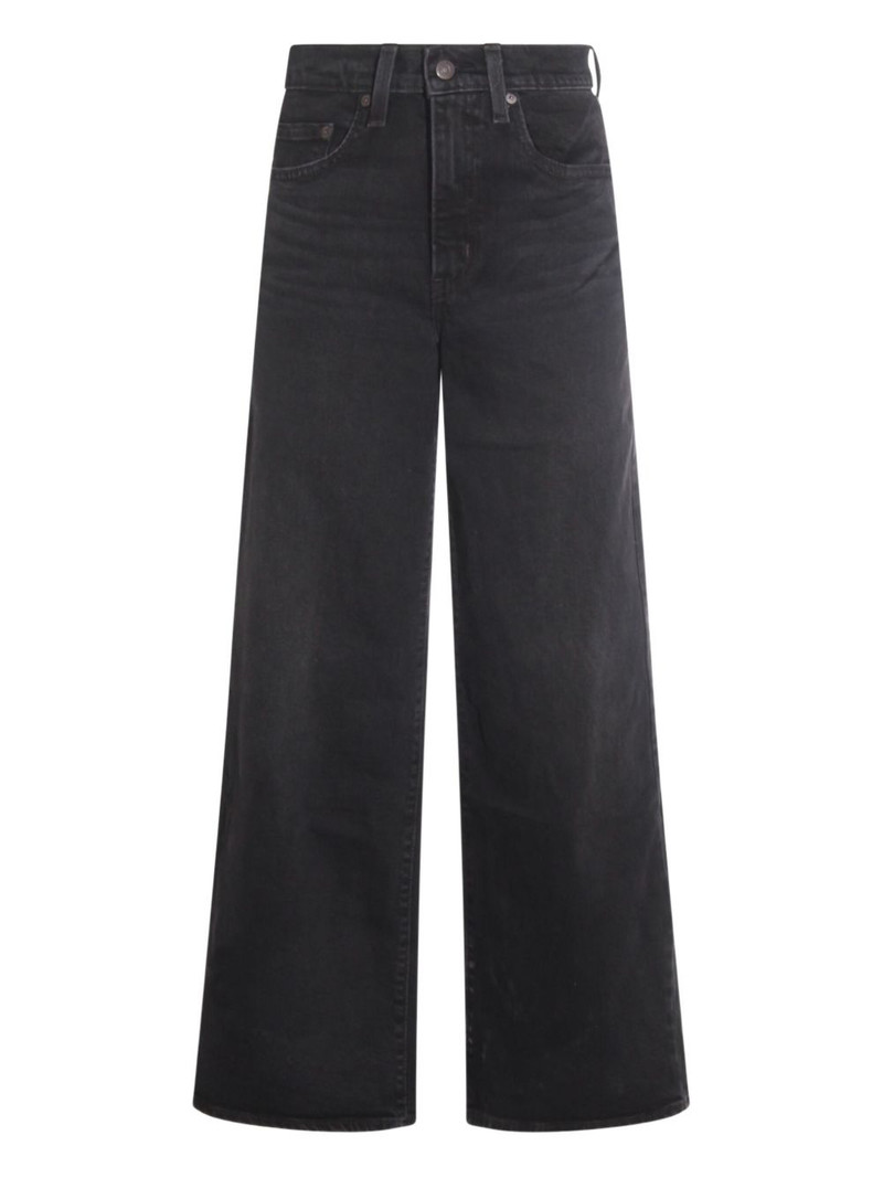 belt-loops wide-leg jeans 1