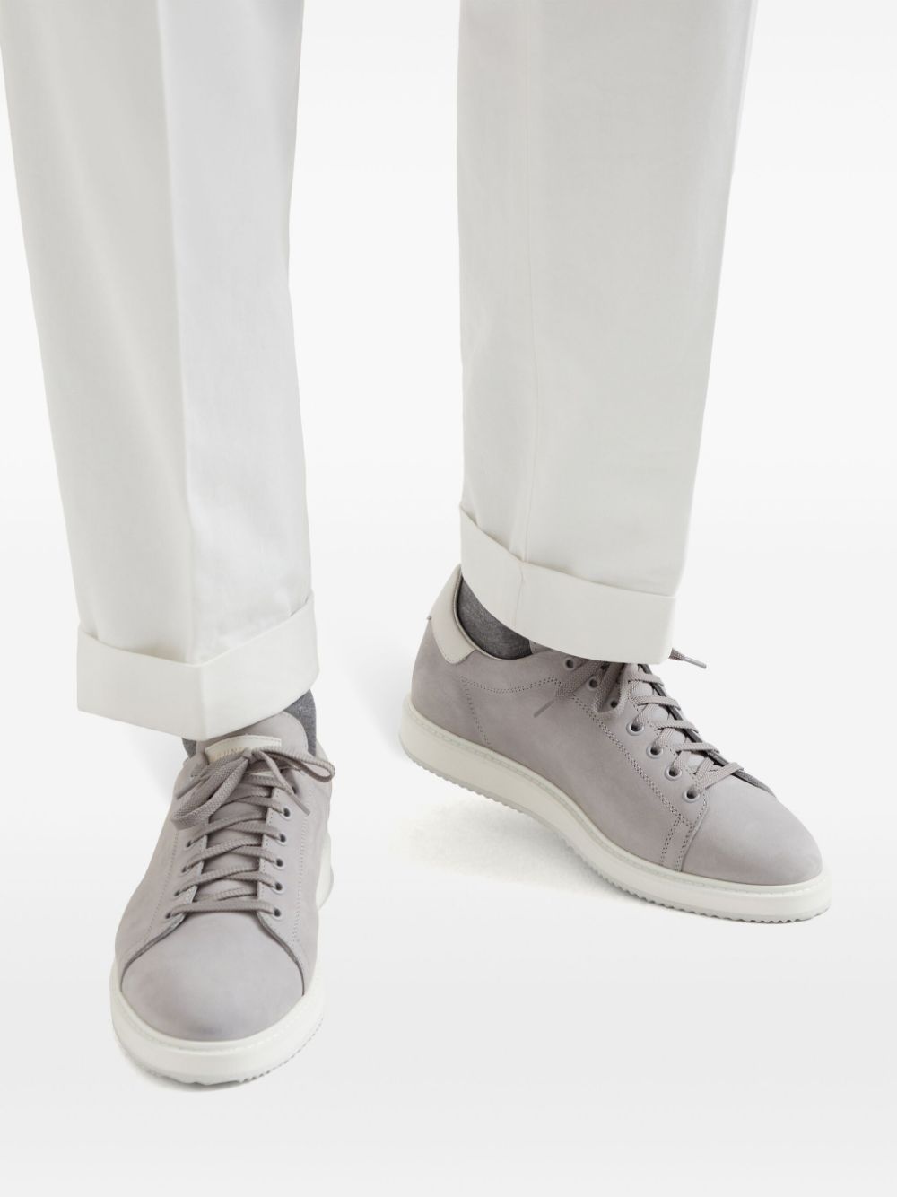 leather sneakers - 5